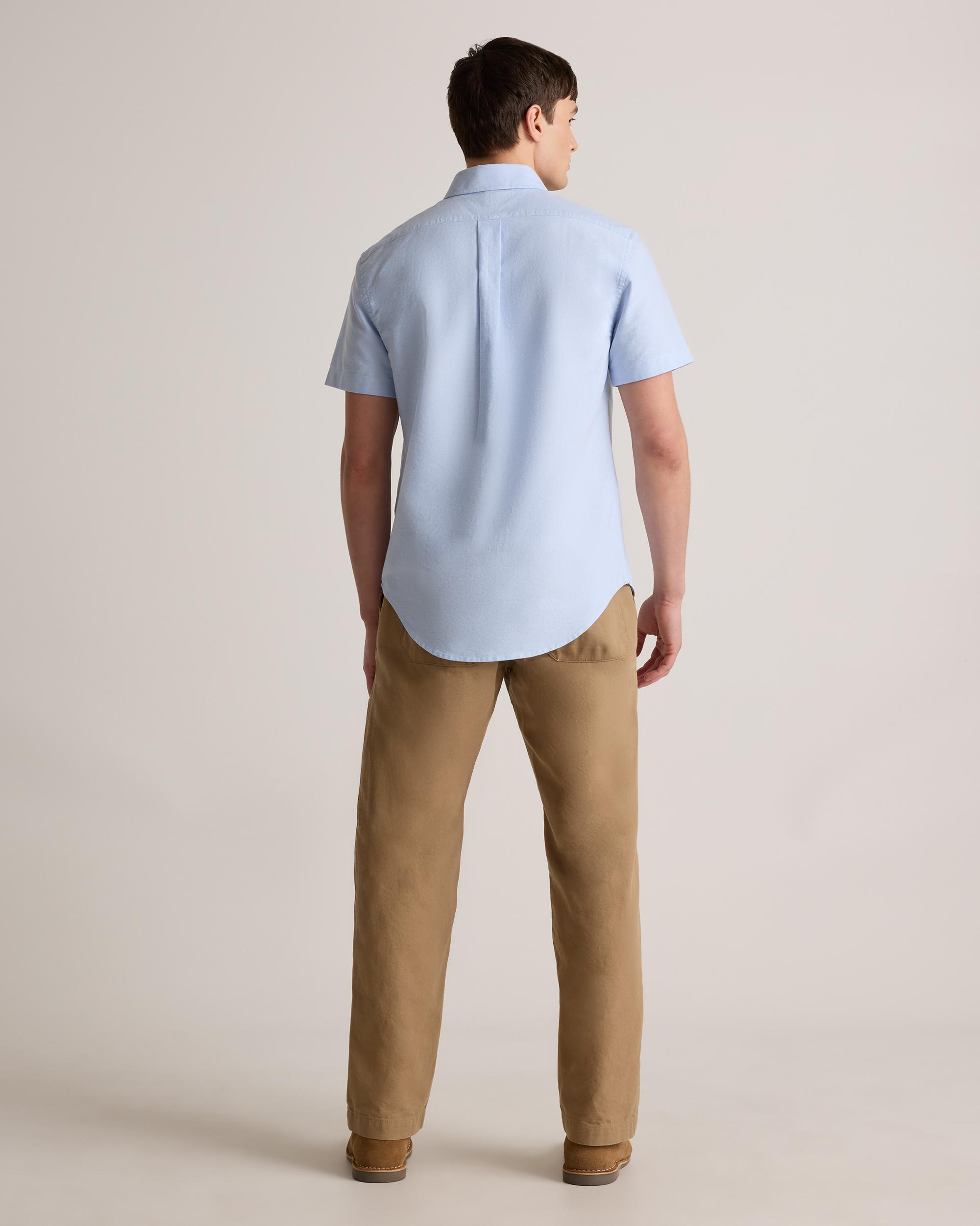 Quince | Men's Short Sleeve Oxford Shirt Organic Cotton Product Image