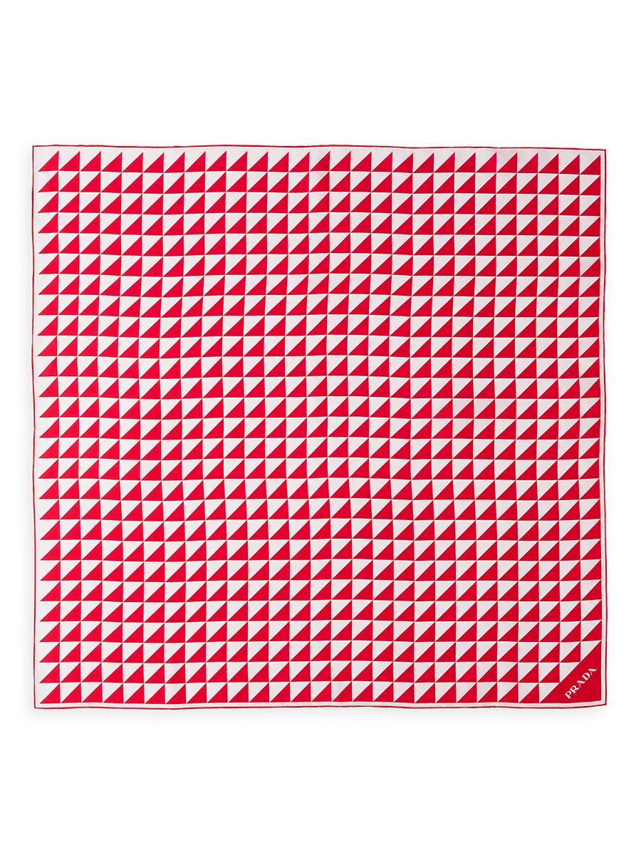 Triangle Logo Silk Scarf Product Image