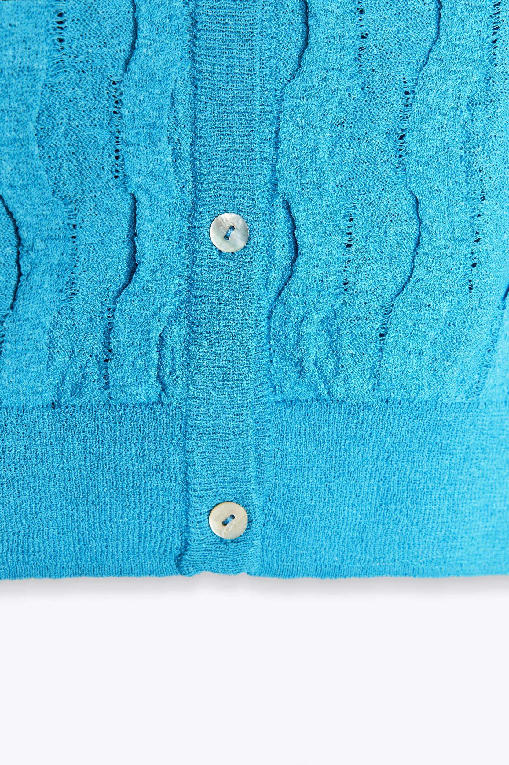 TEXTURED KNIT TOP Product Image