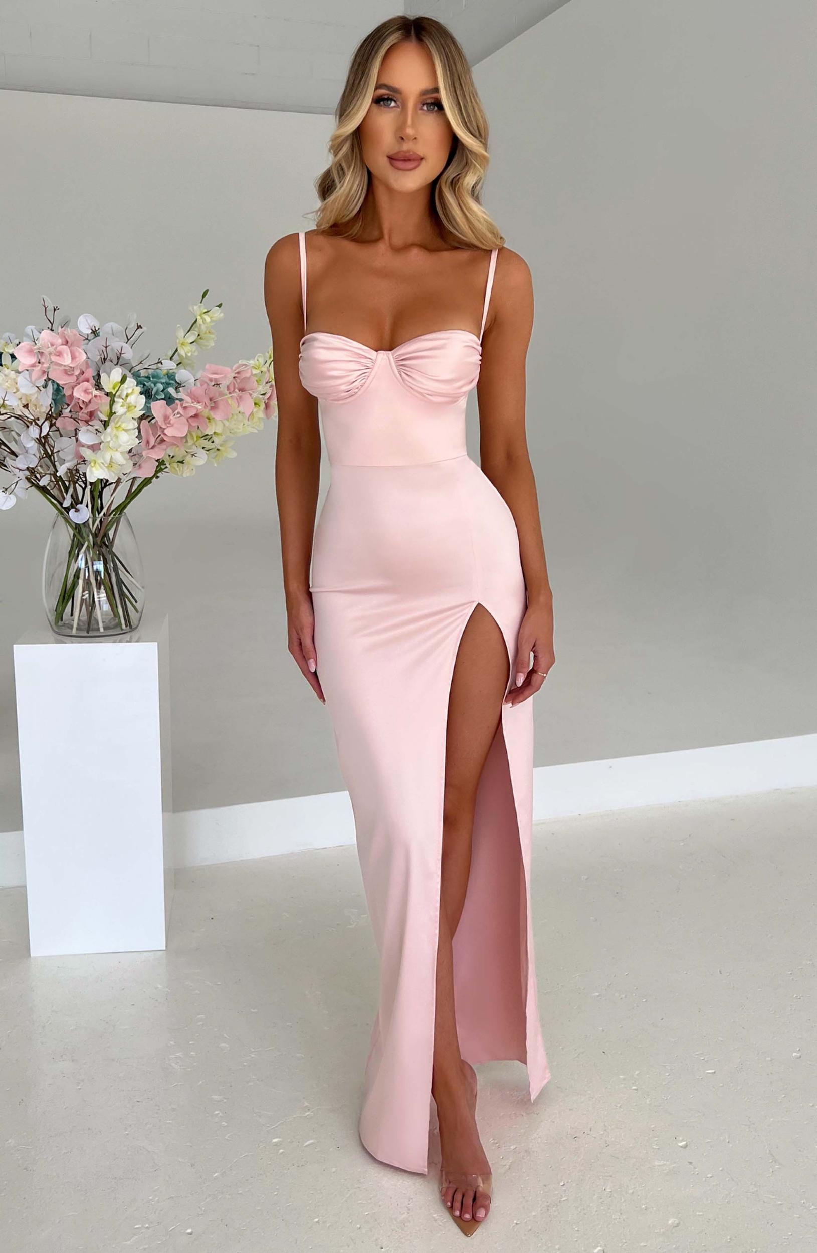 Alora Maxi Dress - Blush Product Image