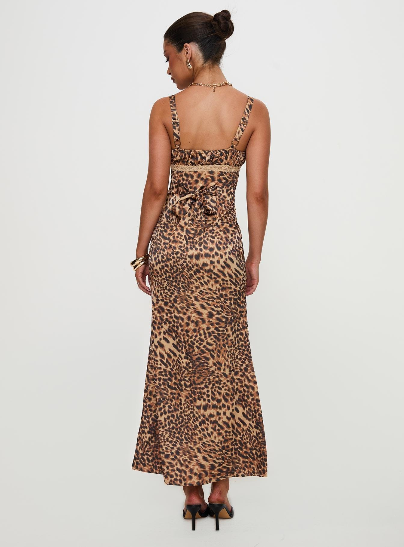 Sanctuary Maxi Dress Leopard Product Image