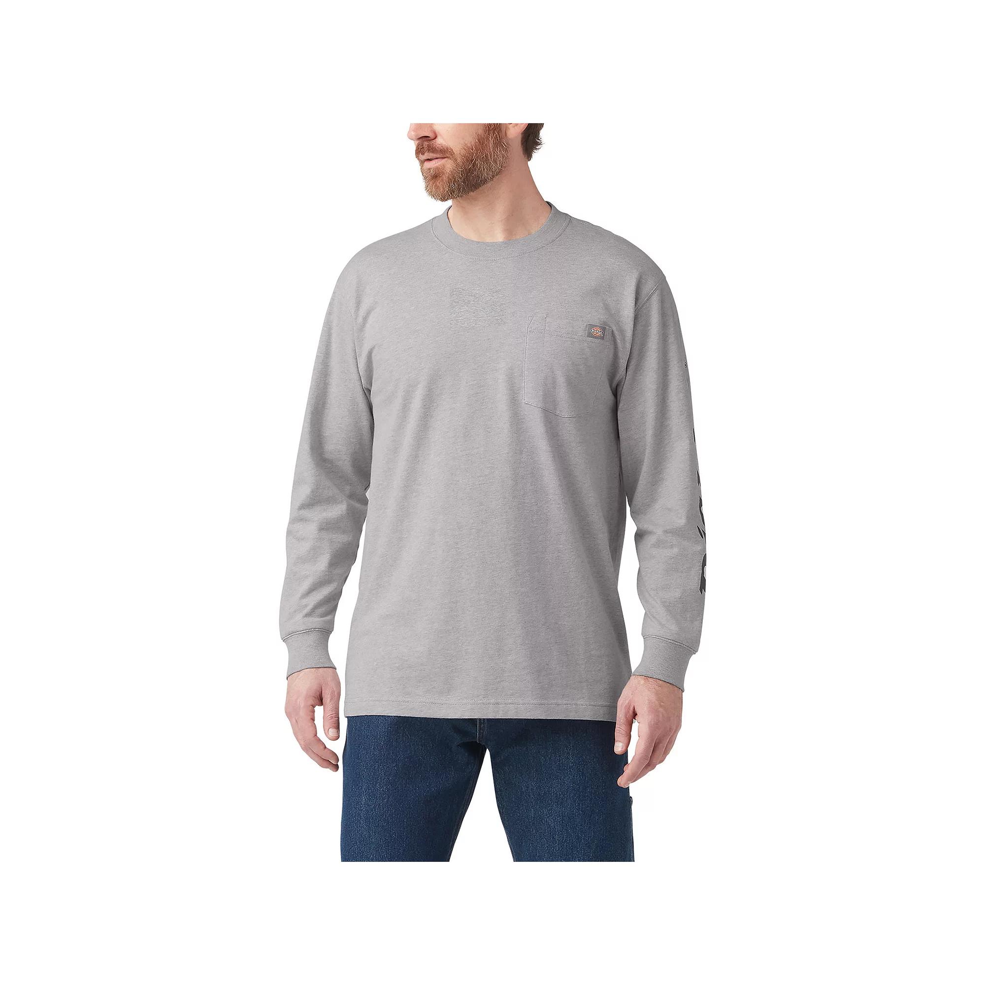 Men's Dickies Wordmark Graphic Long Sleeve Tee,  Product Image