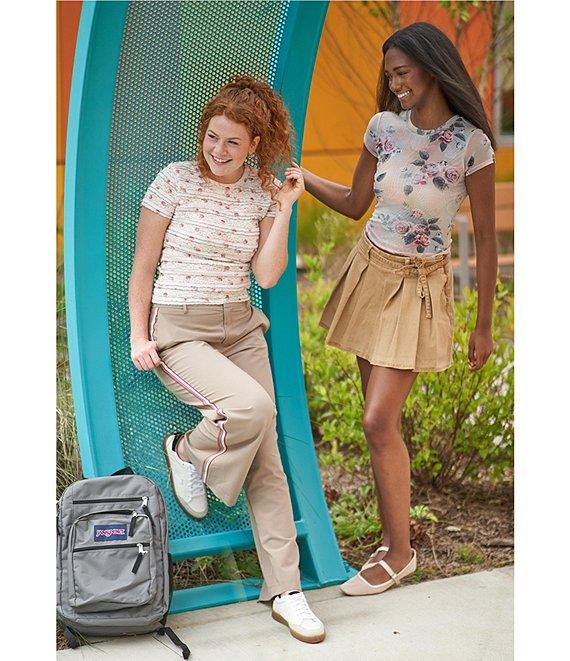 Evolutionary Lace Printed Short Sleeve Top Product Image