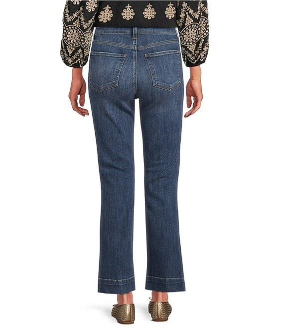 KUT from the Kloth High Rise Fit & Flare Wide Hem Ankle Jeans Product Image