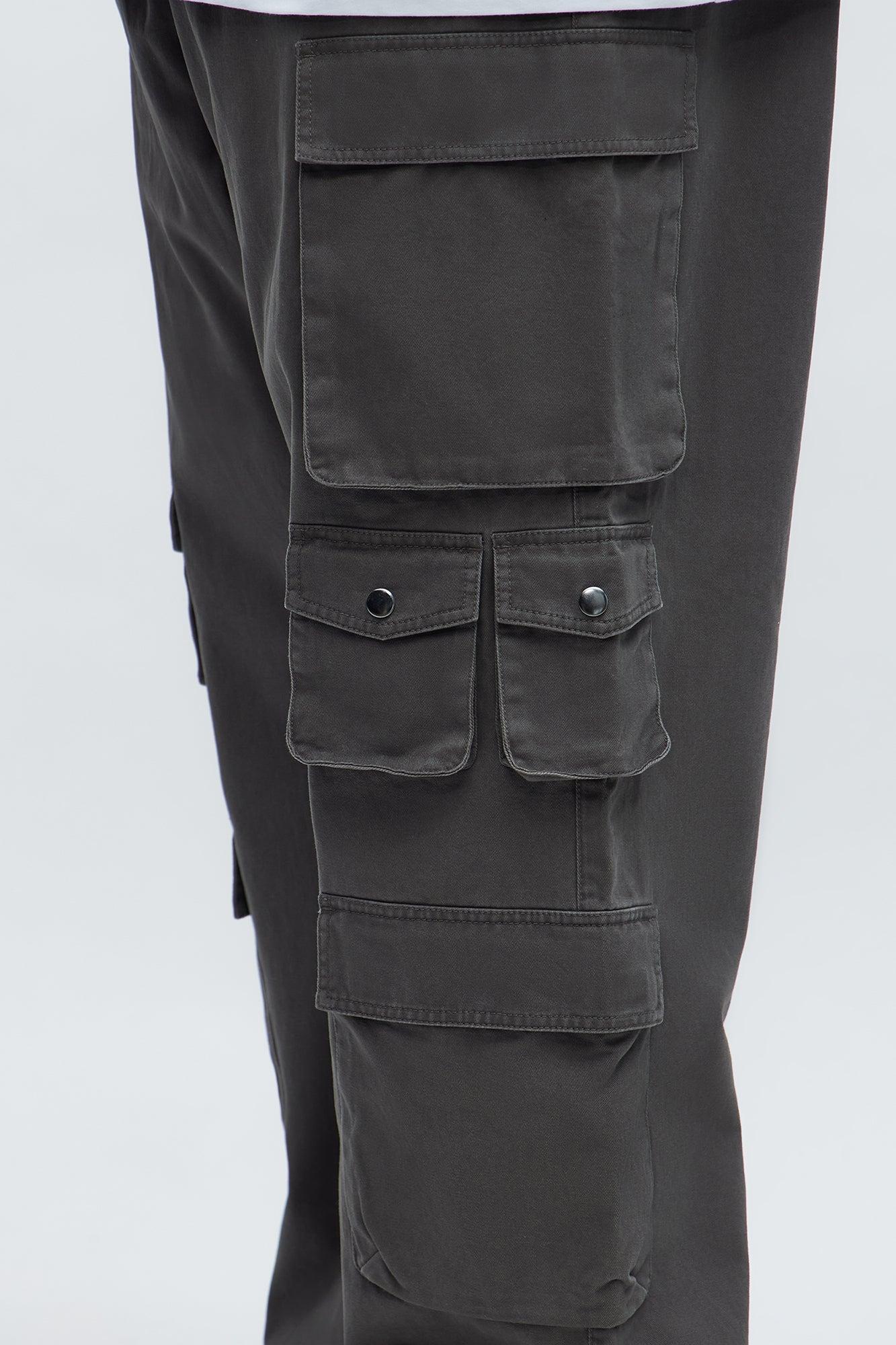 Straight Void Runner Cargo Pants - Charcoal Male Product Image