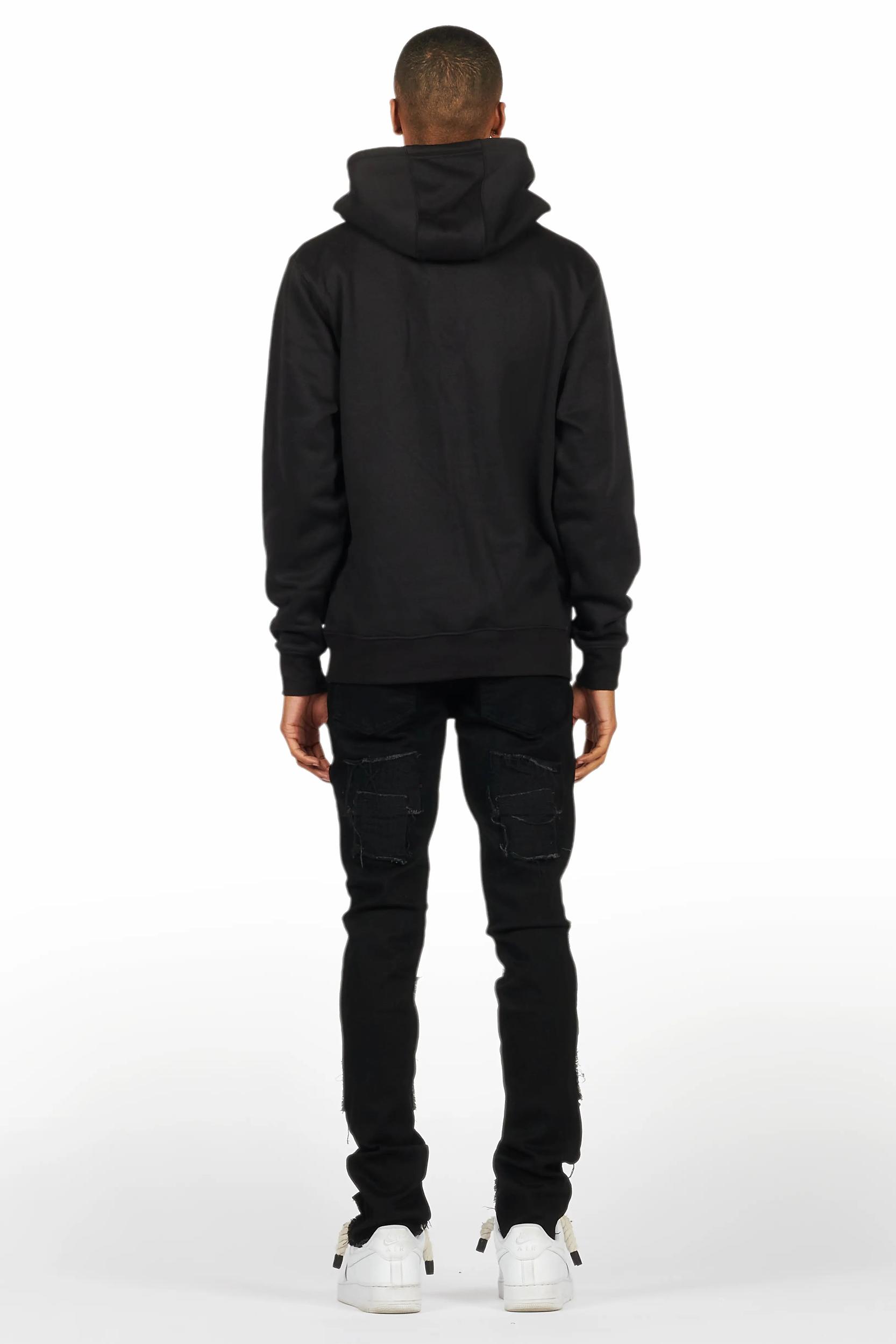 Tarl Black Hoodie & Camden Slim Fit Jean Bundle Male Product Image