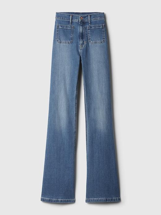 High Rise '70s Flare Jeans Product Image