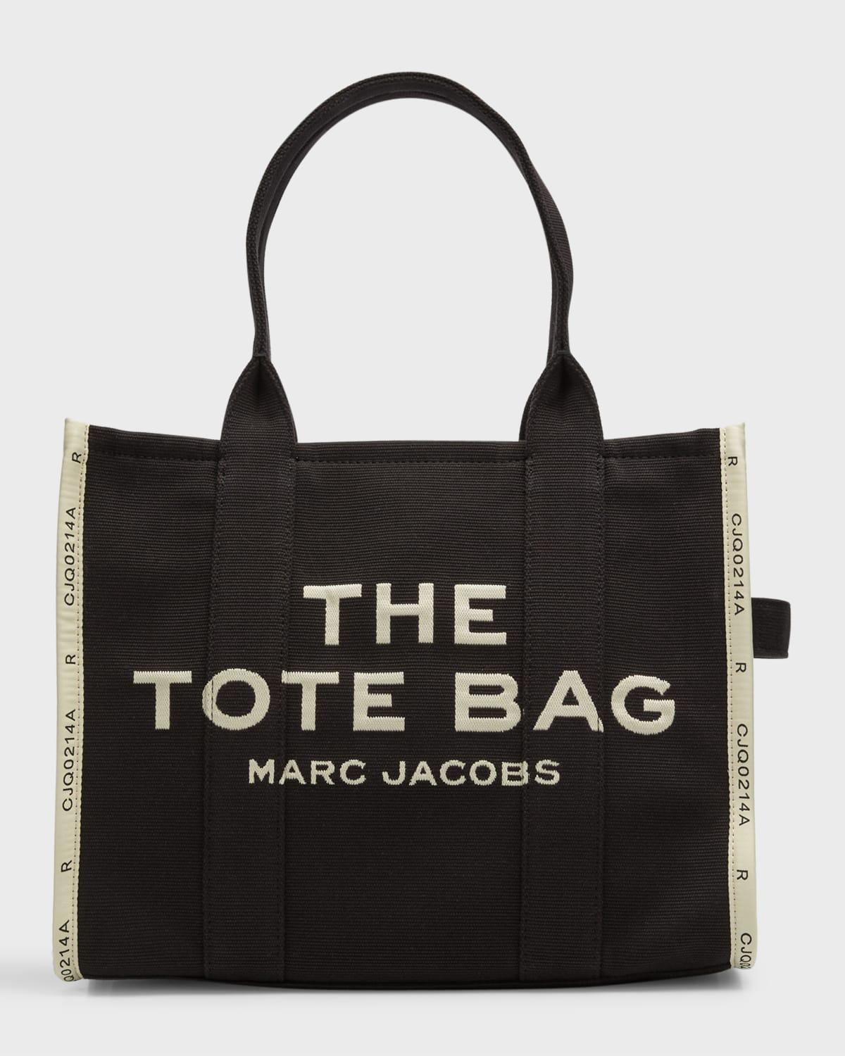 Marc Jacobs The Jacquard Large Tote Bag Black One Size Product Image