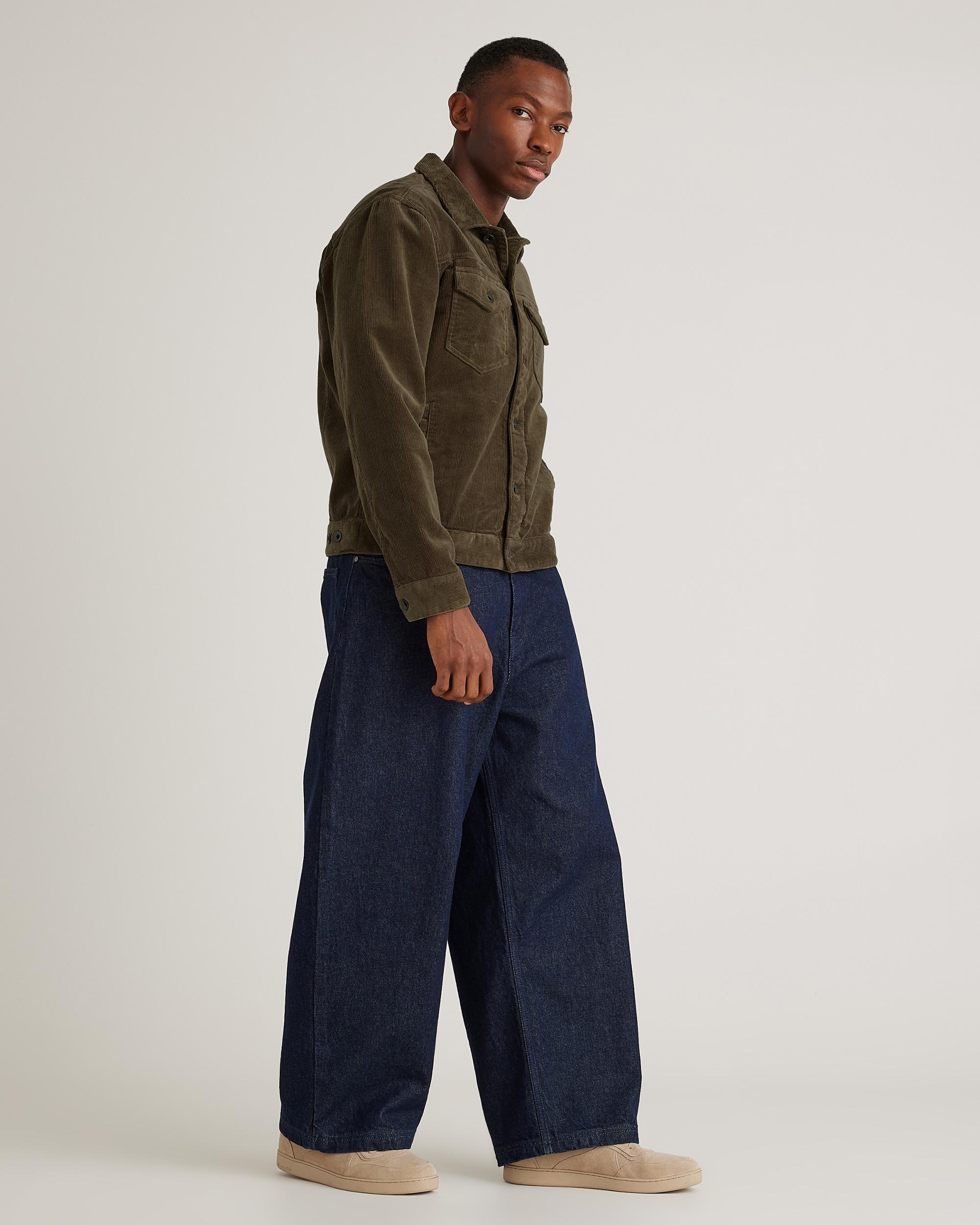 Quince | Men's Organic Stretch Corduroy Trucker Jacket Size XL, Organic Cotton Product Image