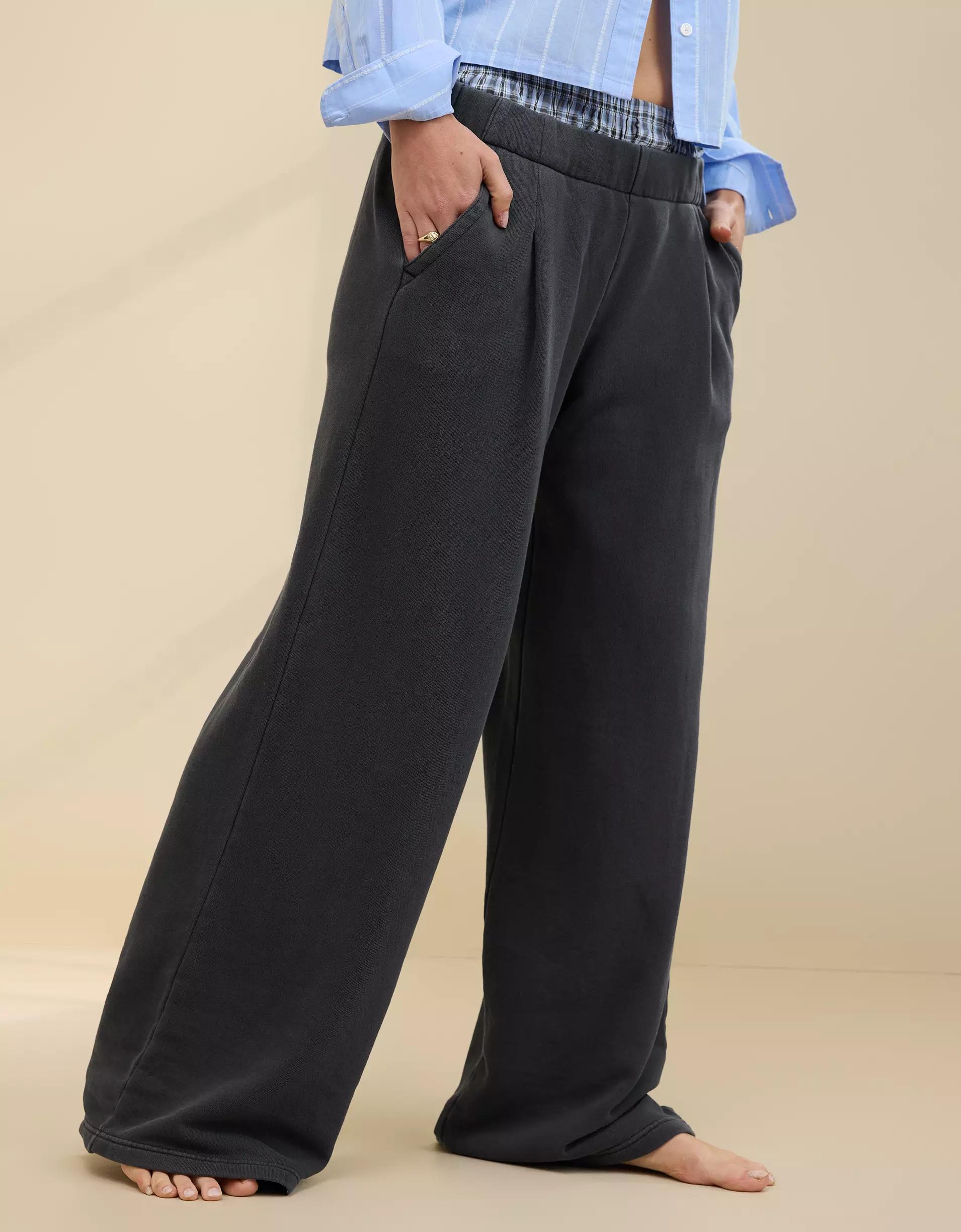 Aerie Cozy New Heights Fleece Trouser Product Image
