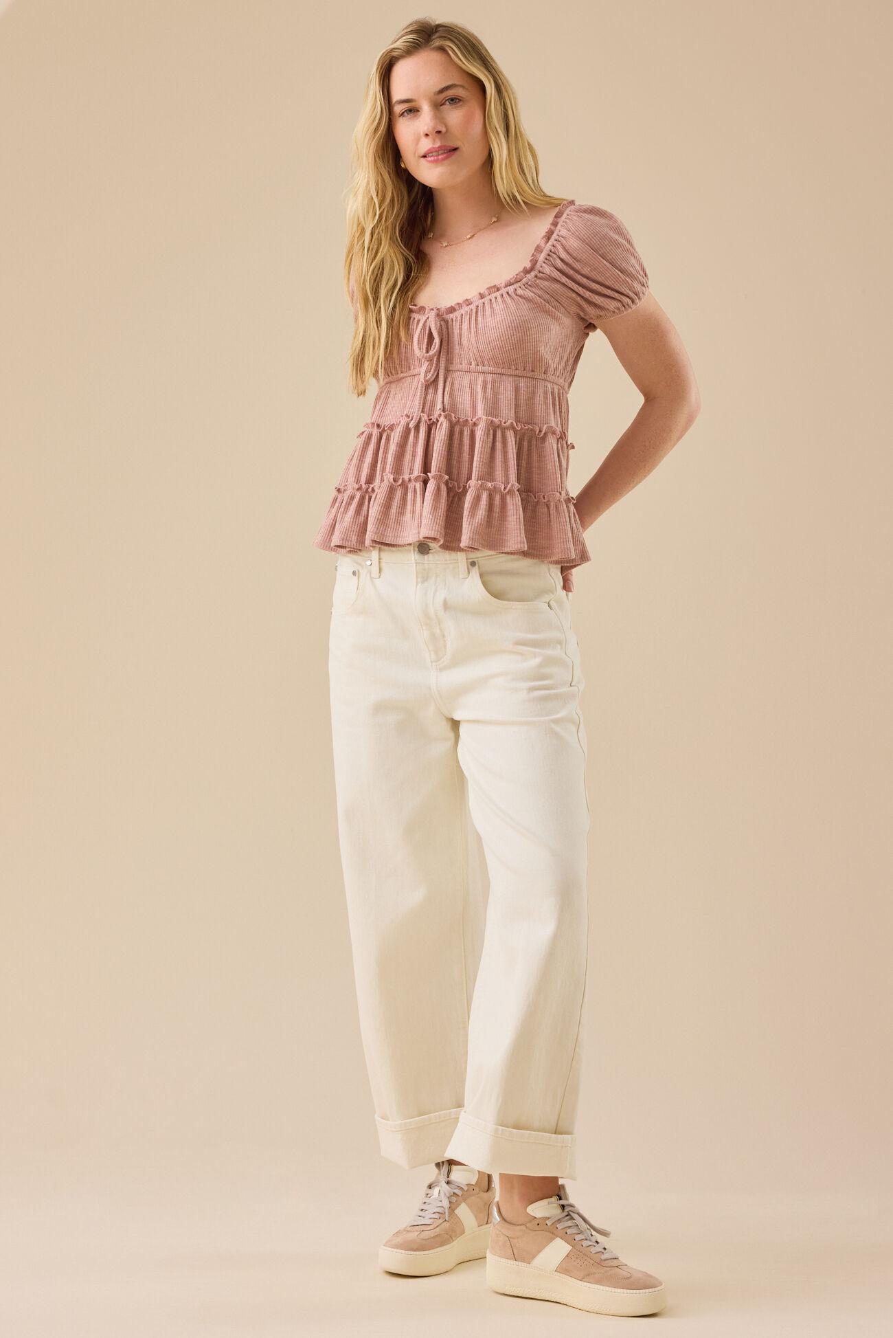 Nia Tiered Babydoll Top Product Image