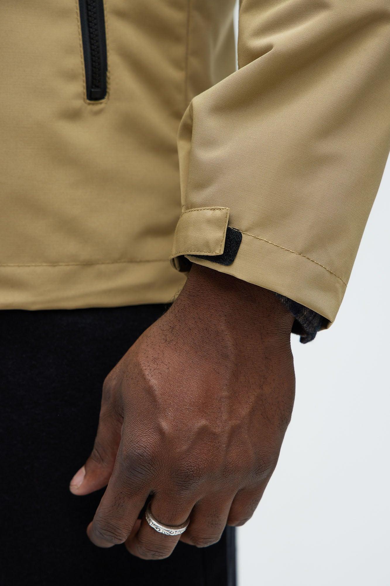 Centered 4 Pocket Anorak Jacket - Khaki Product Image