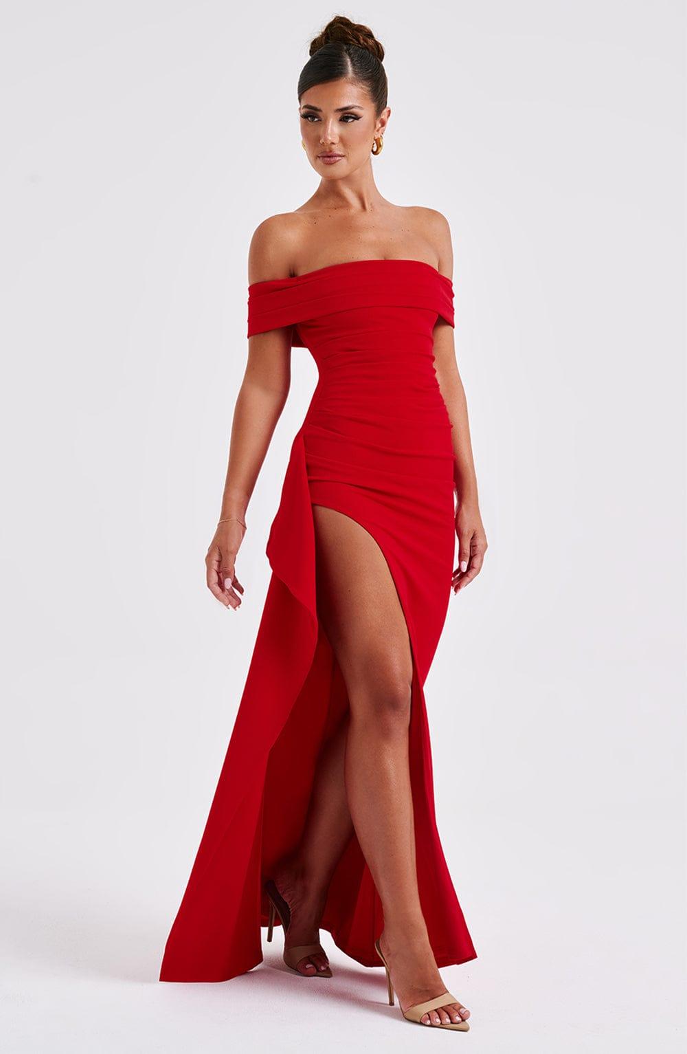Joyce Maxi Dress - Red Product Image