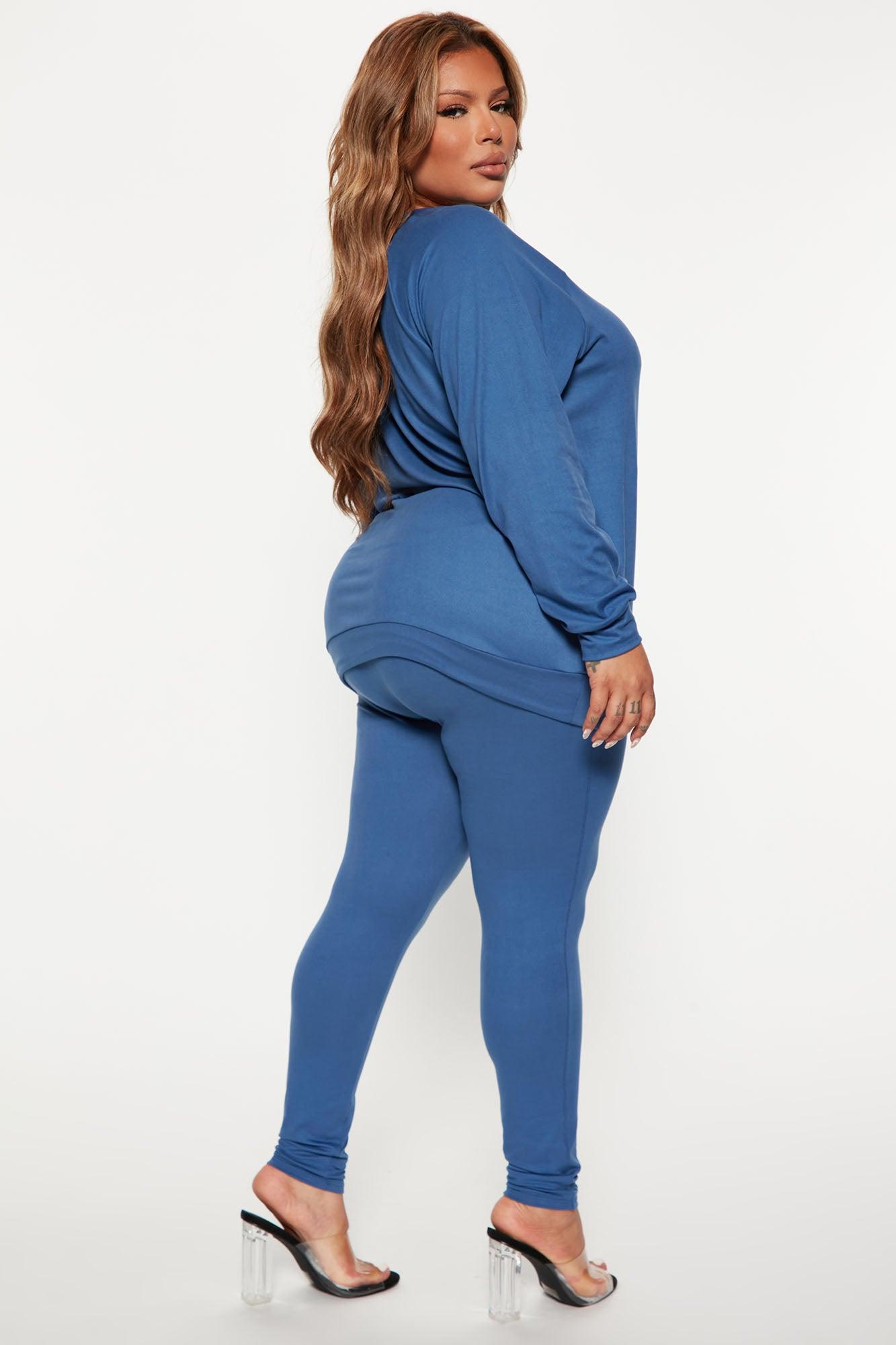 Kick Back Legging Set - Blue Product Image