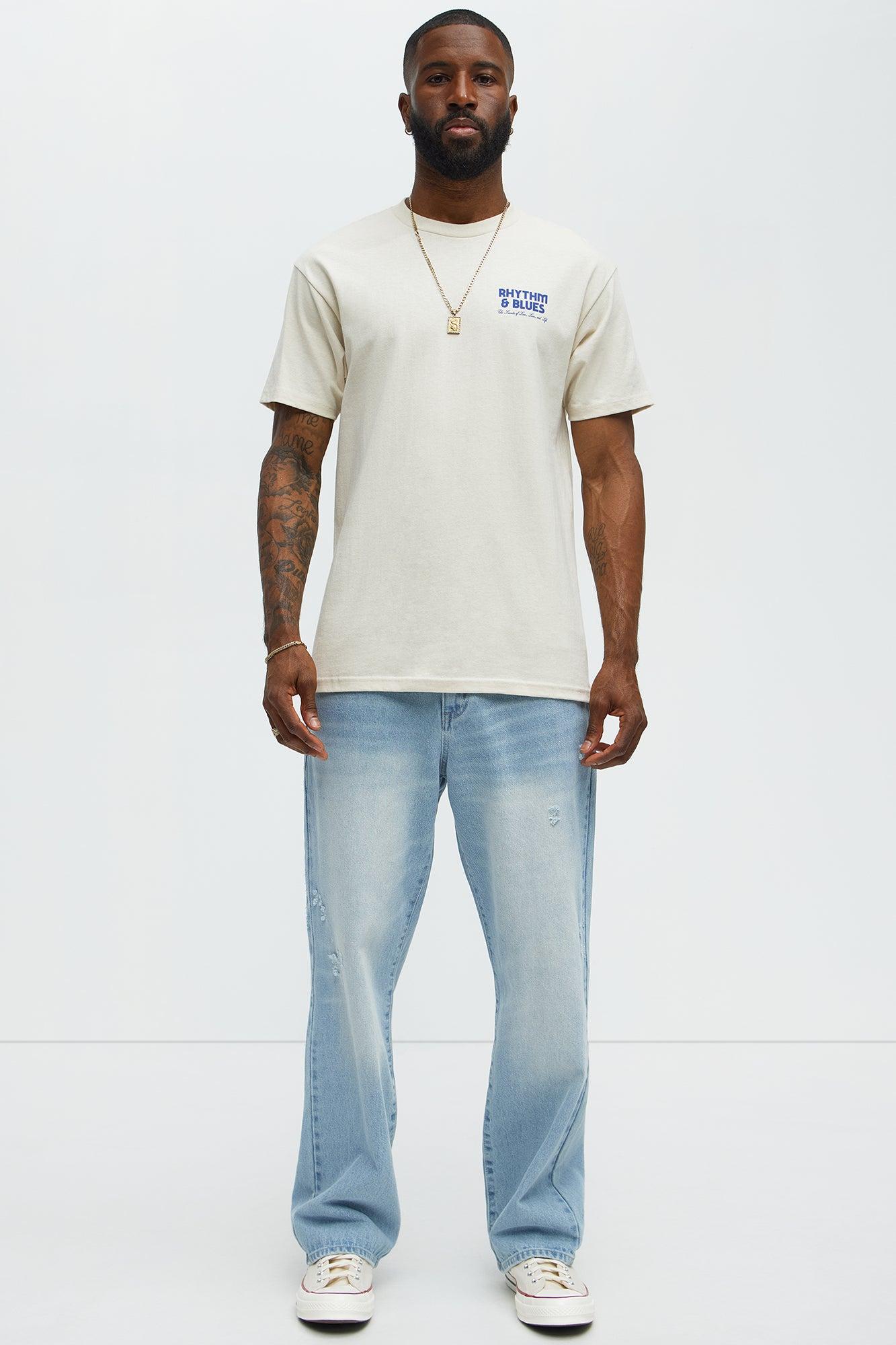 Rhythm & Blues Short Sleeve Tee - Cream Male Product Image