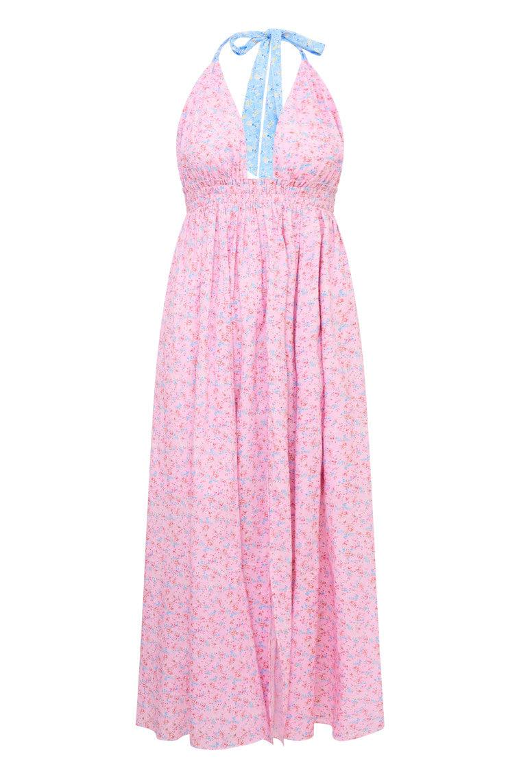 Love Re-Edition Floral Halter Dress Product Image