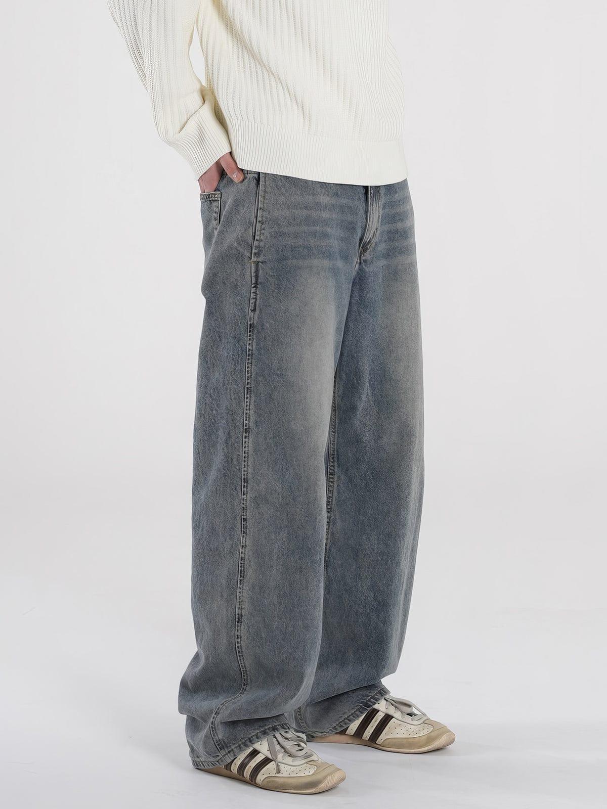 RT No. 12562 WASHED BLUE DENIM JEANS Product Image
