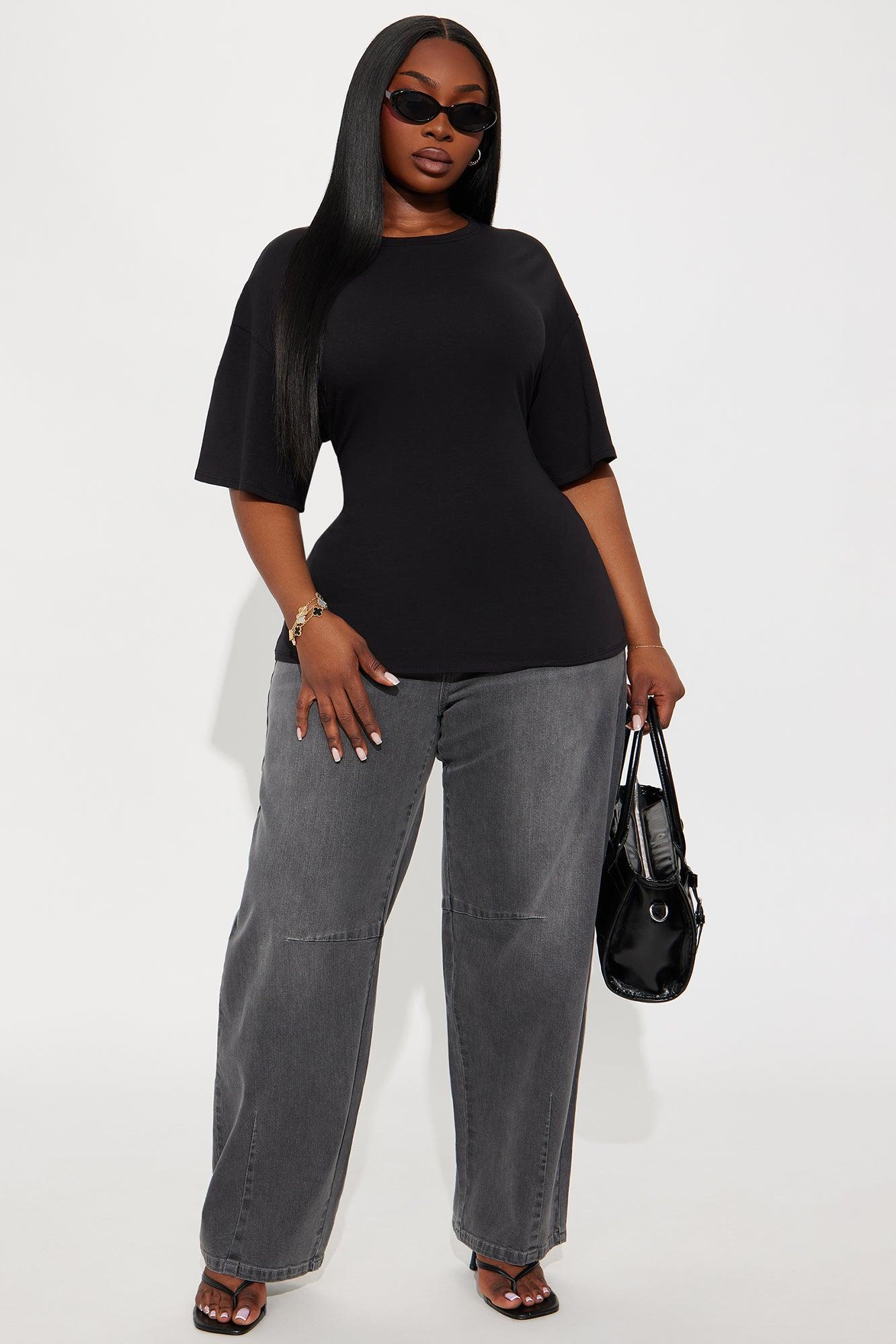 Latona Short Sleeve T Shirt - Black Female Product Image