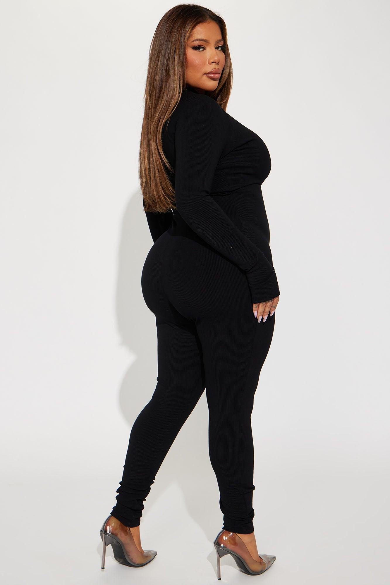 Juliet Snatched Jumpsuit - Black Product Image