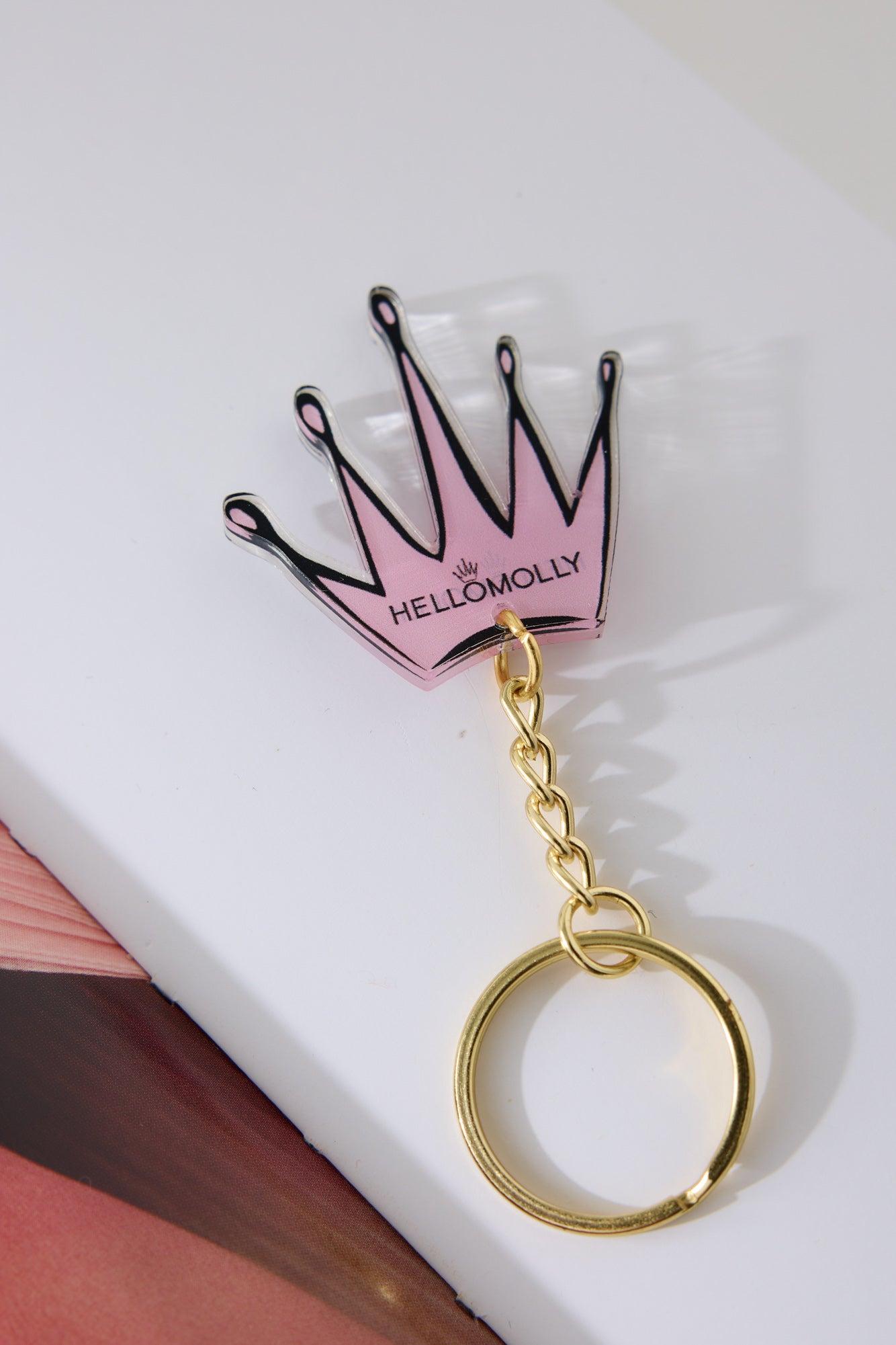 Crown Keyring Pink Product Image