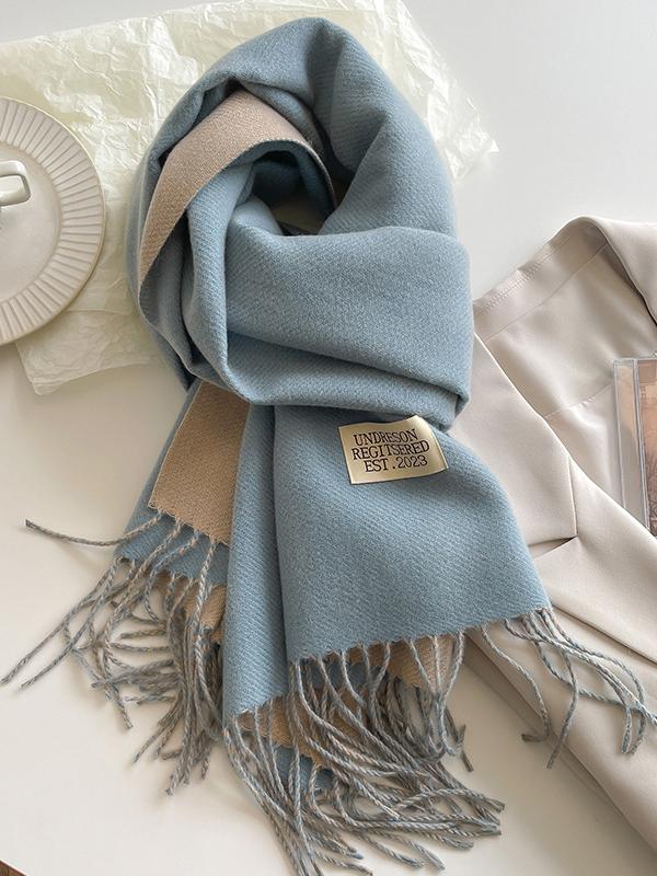 Keep Warm Tasseled Shawl&Scarf Product Image