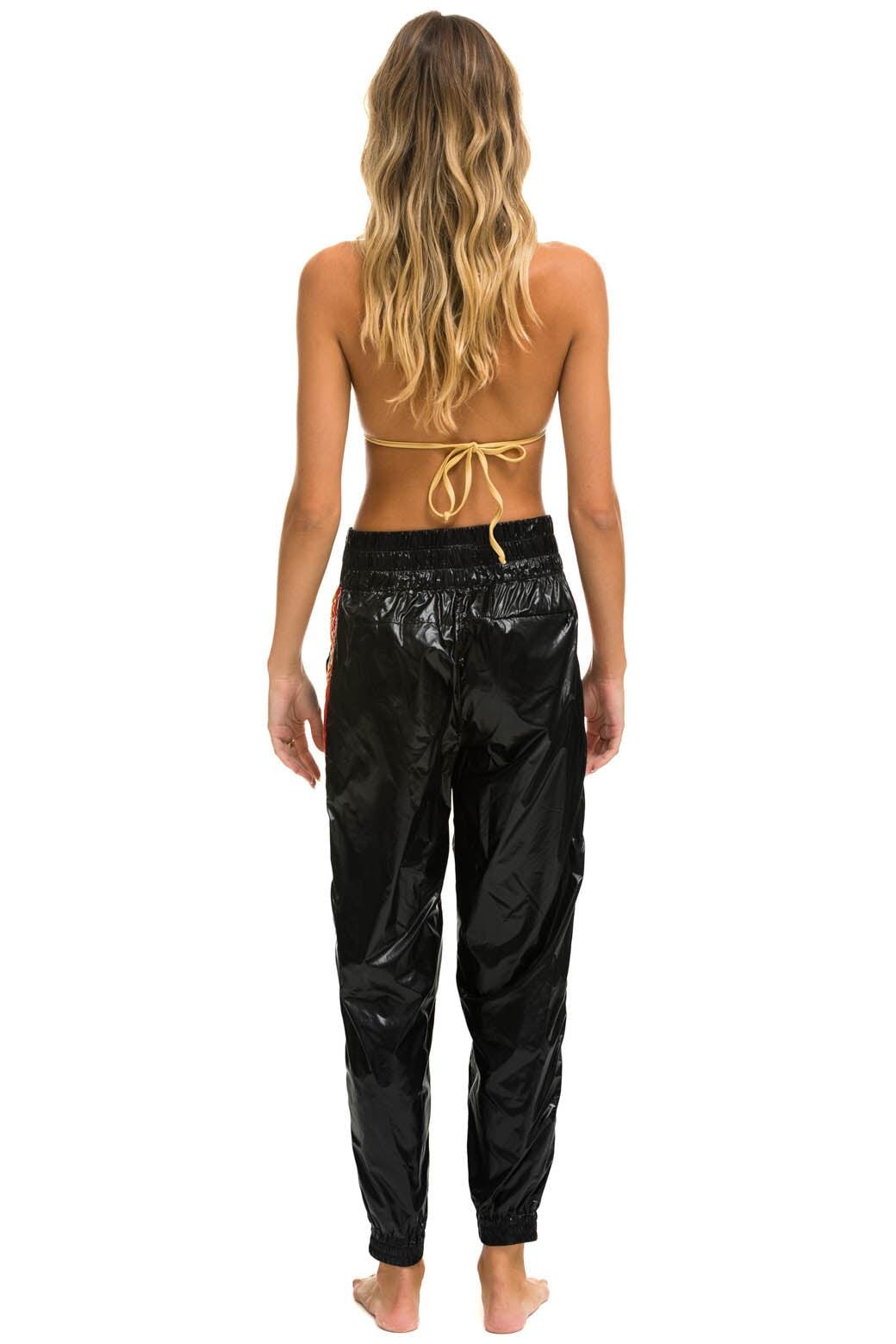 5 STRIPE HI RISE WIND PANT - BLACK Female Product Image