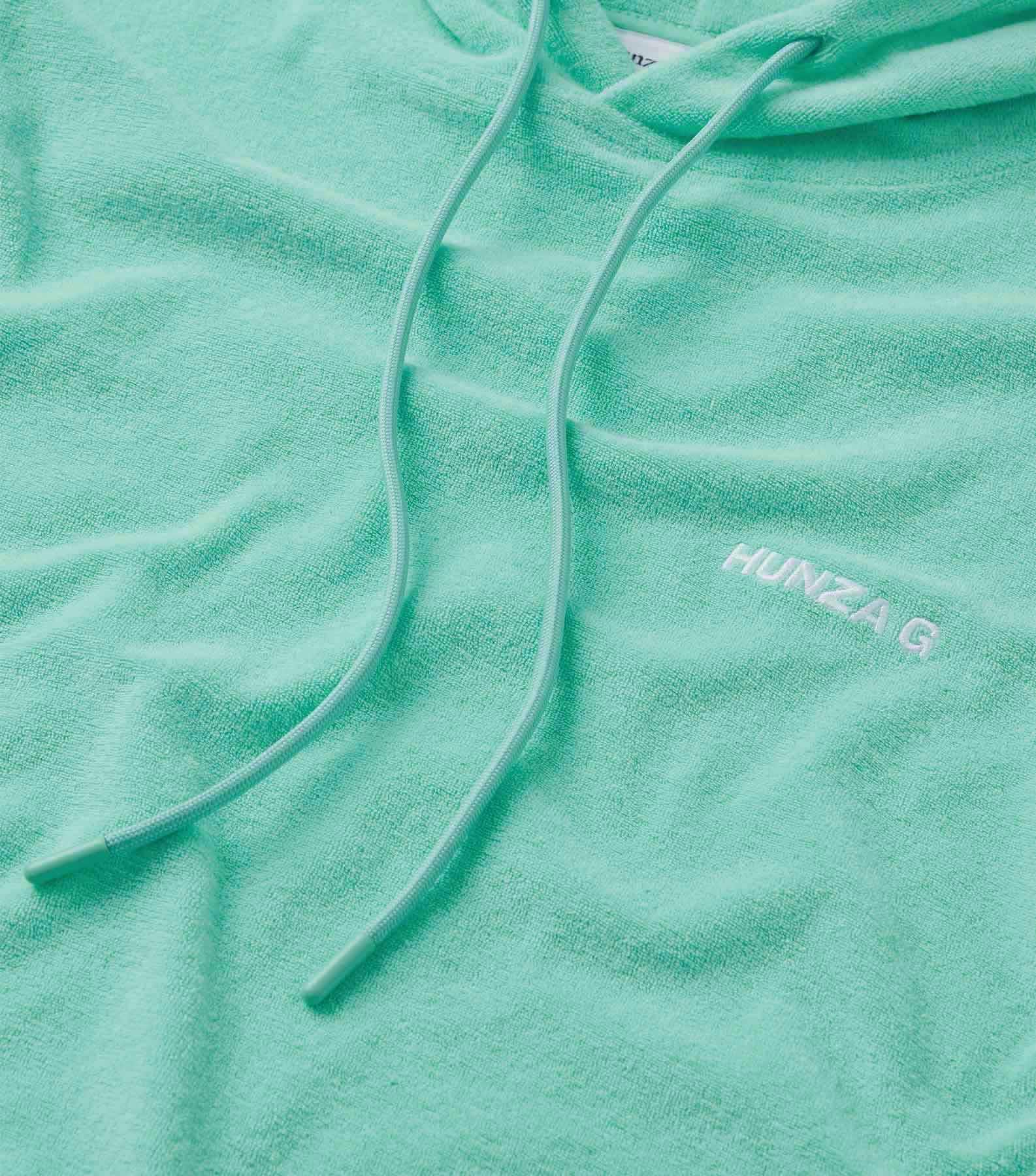 Terry Towelling Hoodie - Mint Product Image