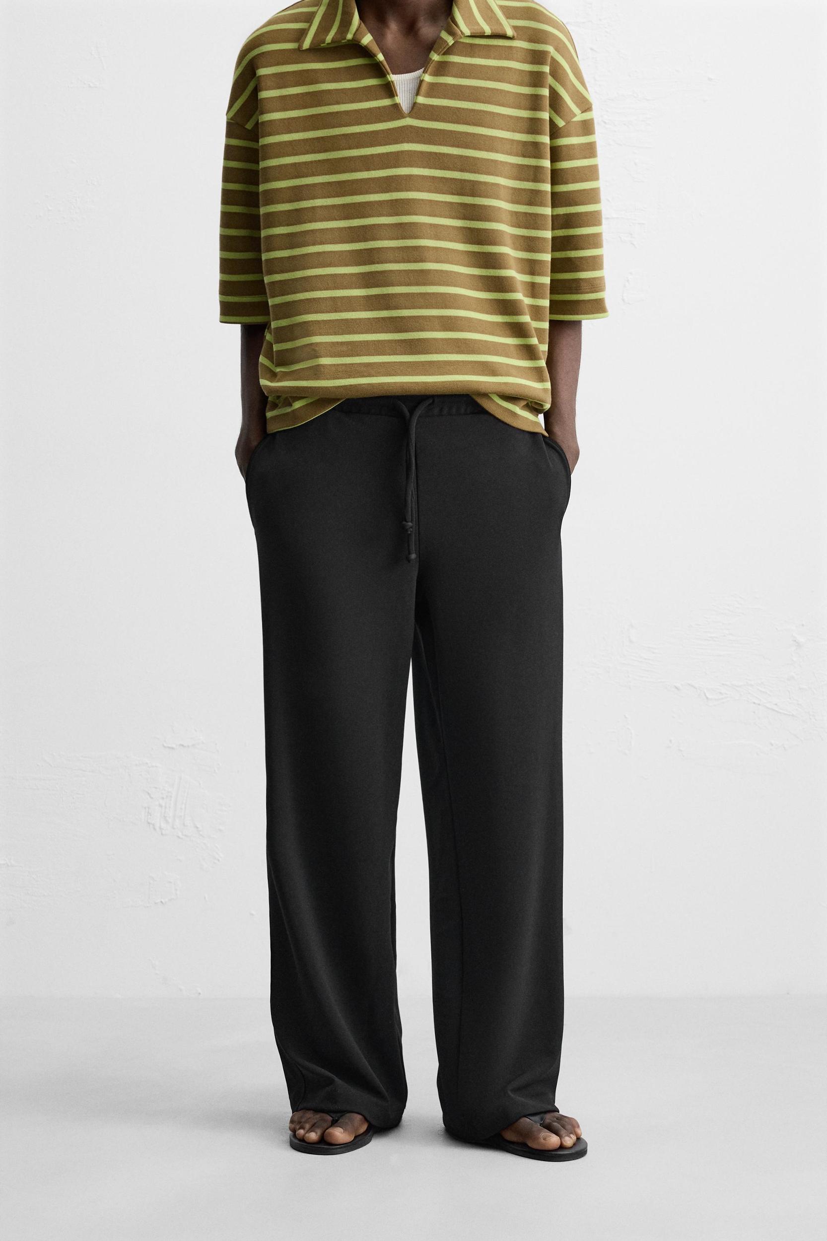 WIDE FIT INTERLOCK STRUCTURE PANTS Product Image