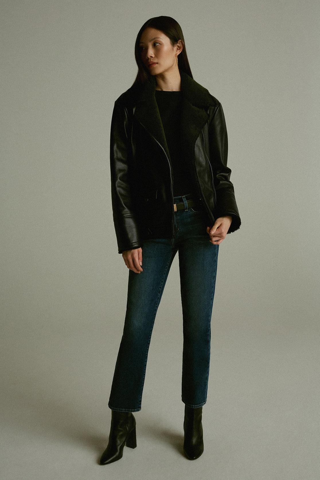 The Lara Mid Rise Cigarette Jean- Traveler Product Image