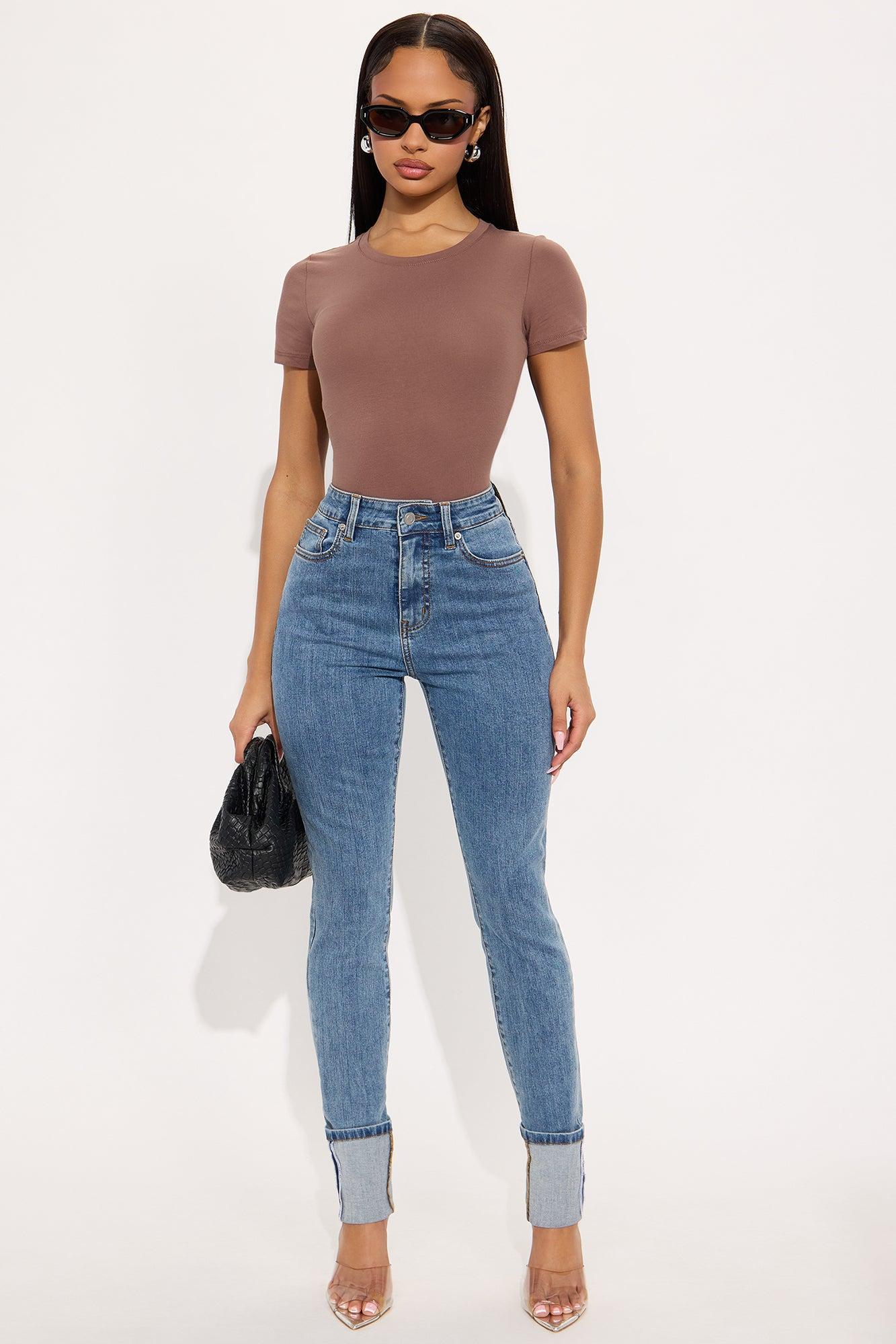 My Everyday Crew Neck Tee - Brown Female Product Image