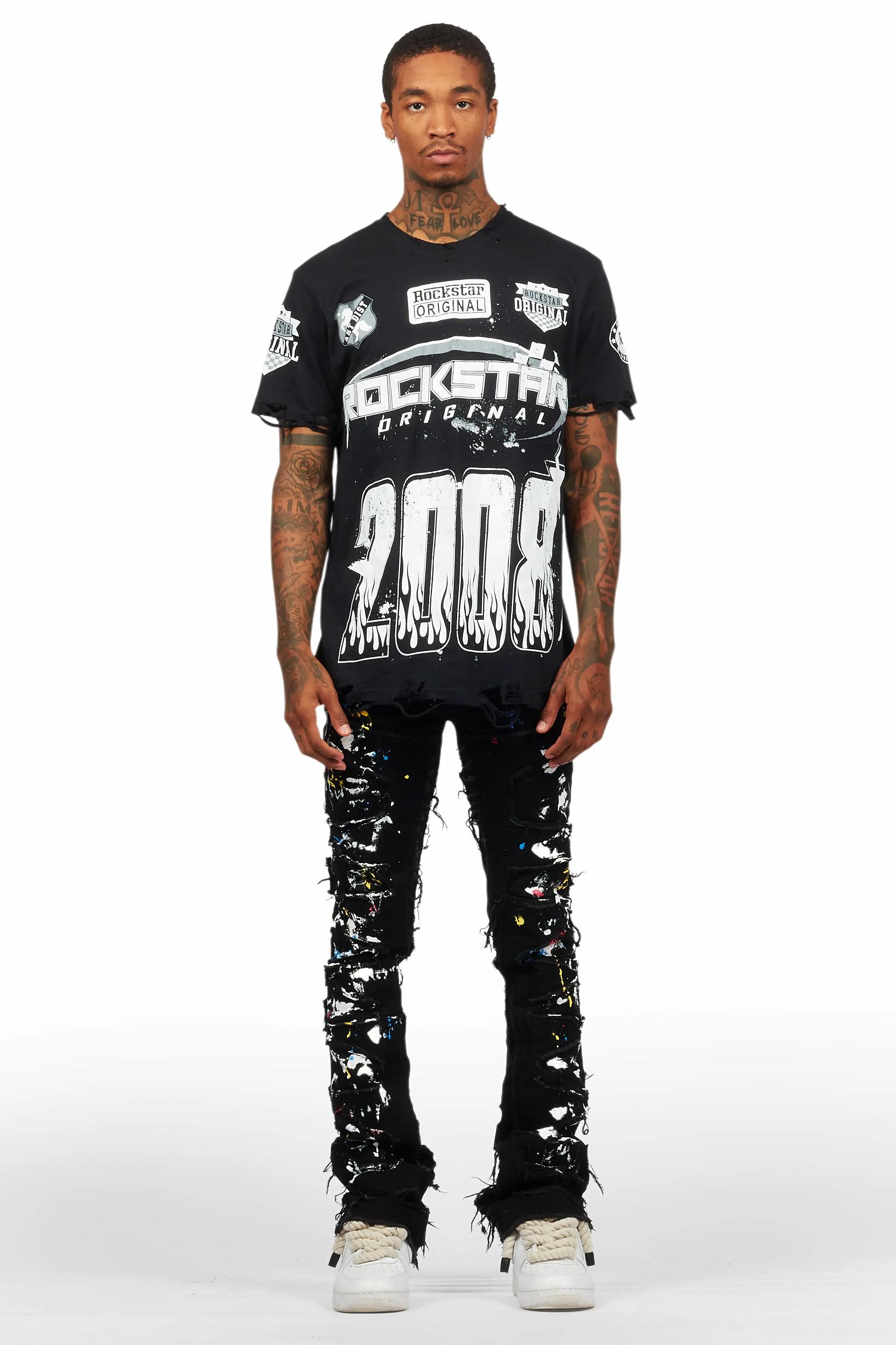 Esha Black Oversized T-Shirt Female Product Image