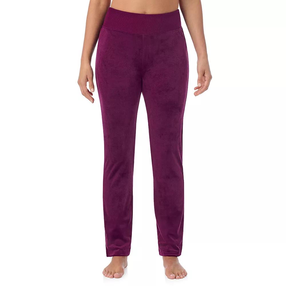 Women's Cuddl Duds® Stretch Velour Boot Cut Leggings,  Product Image