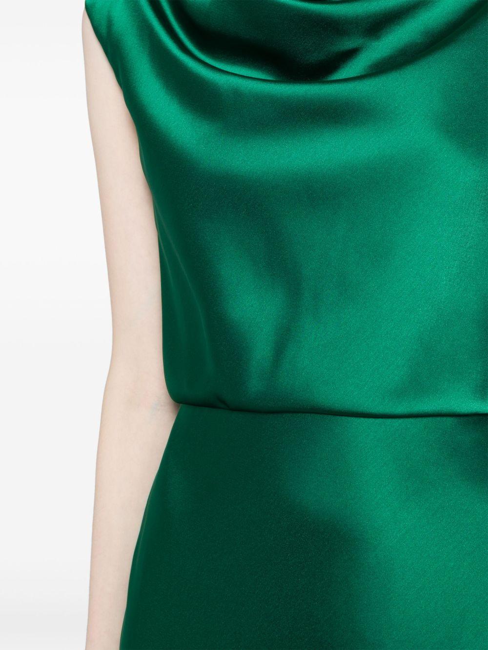 cowl-neck sleeveless maxi dress Product Image