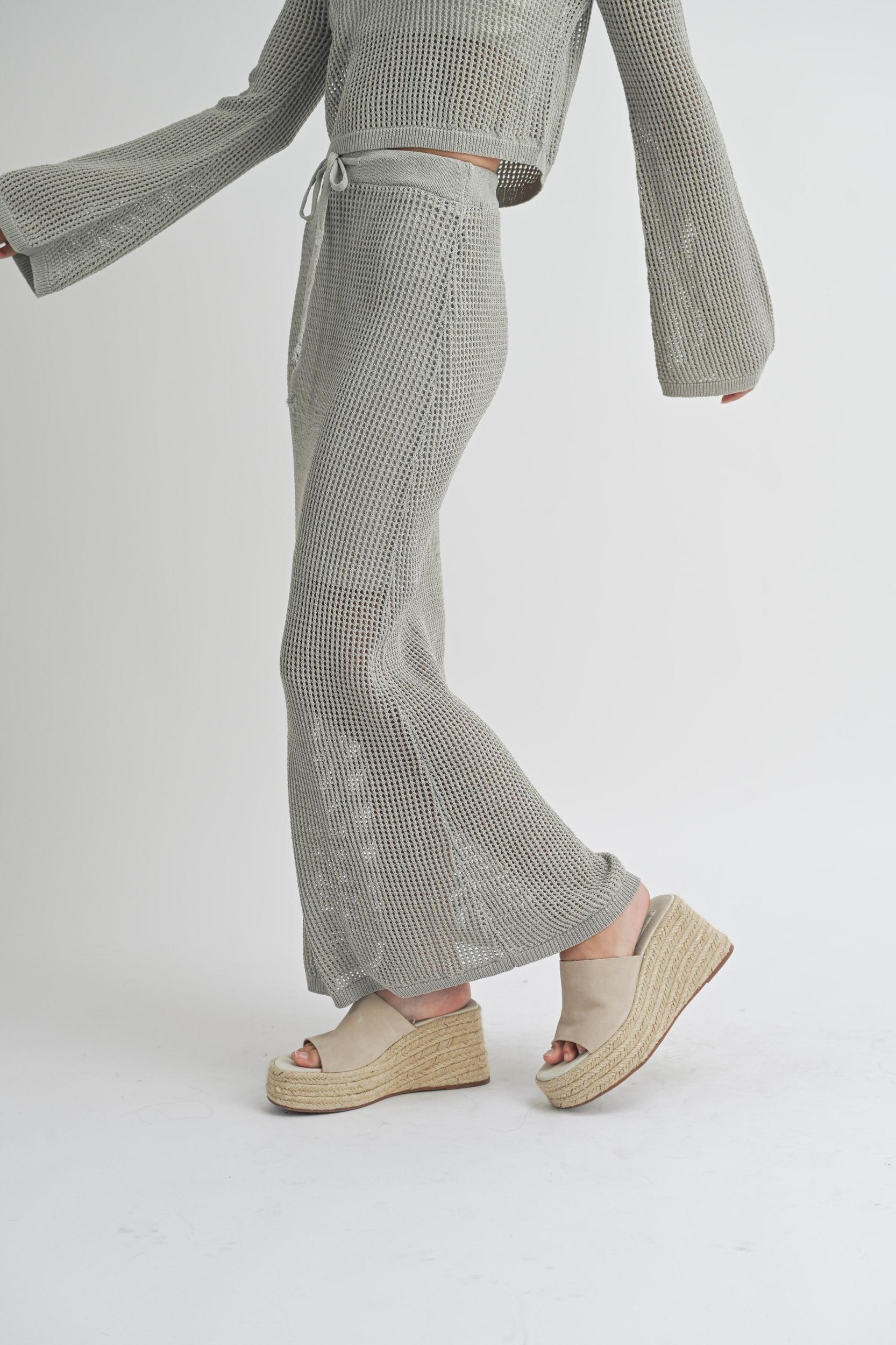 Crochet Knitted Maxi Skirt Product Image