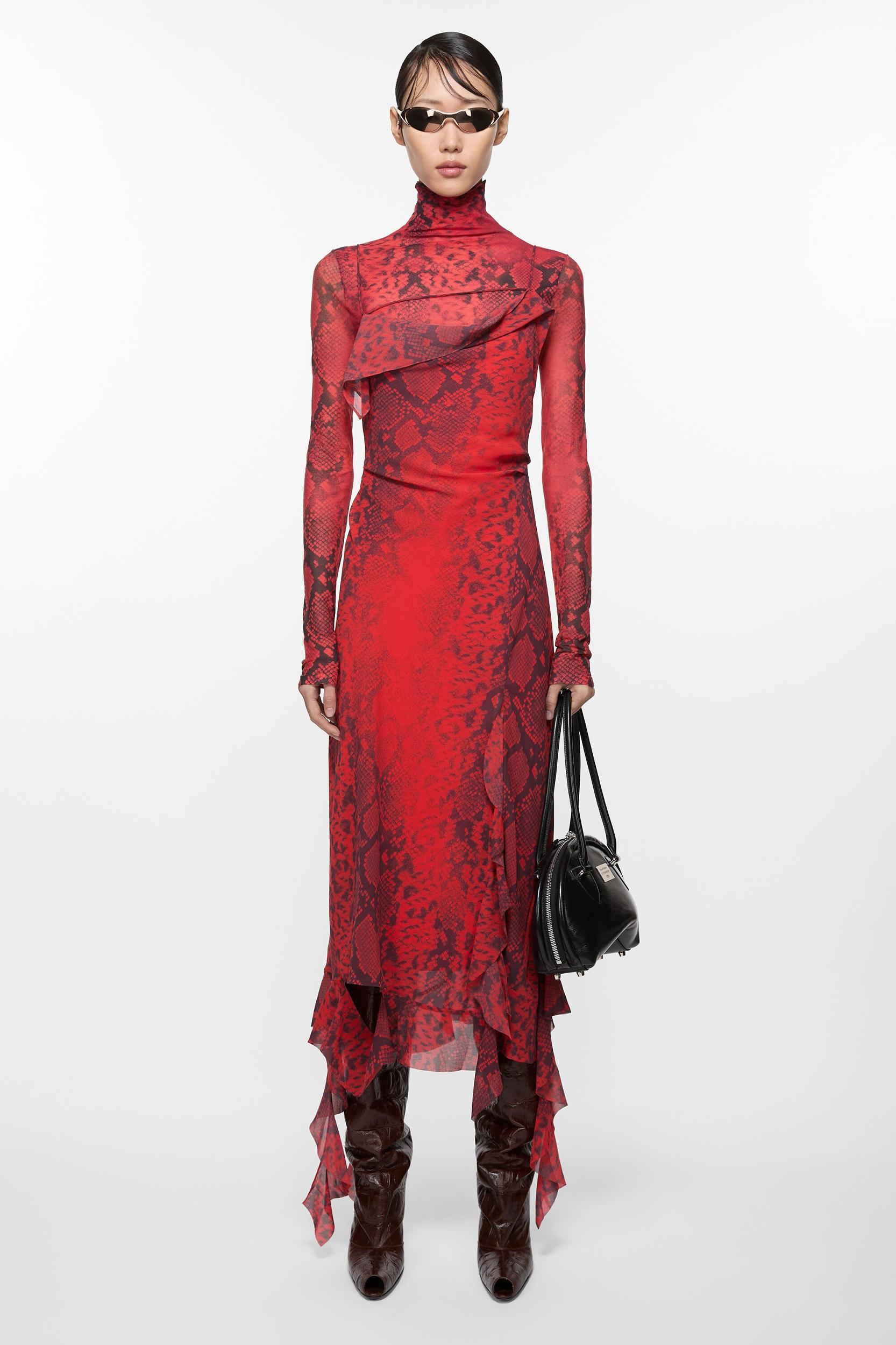 Ruffle strap dress Product Image