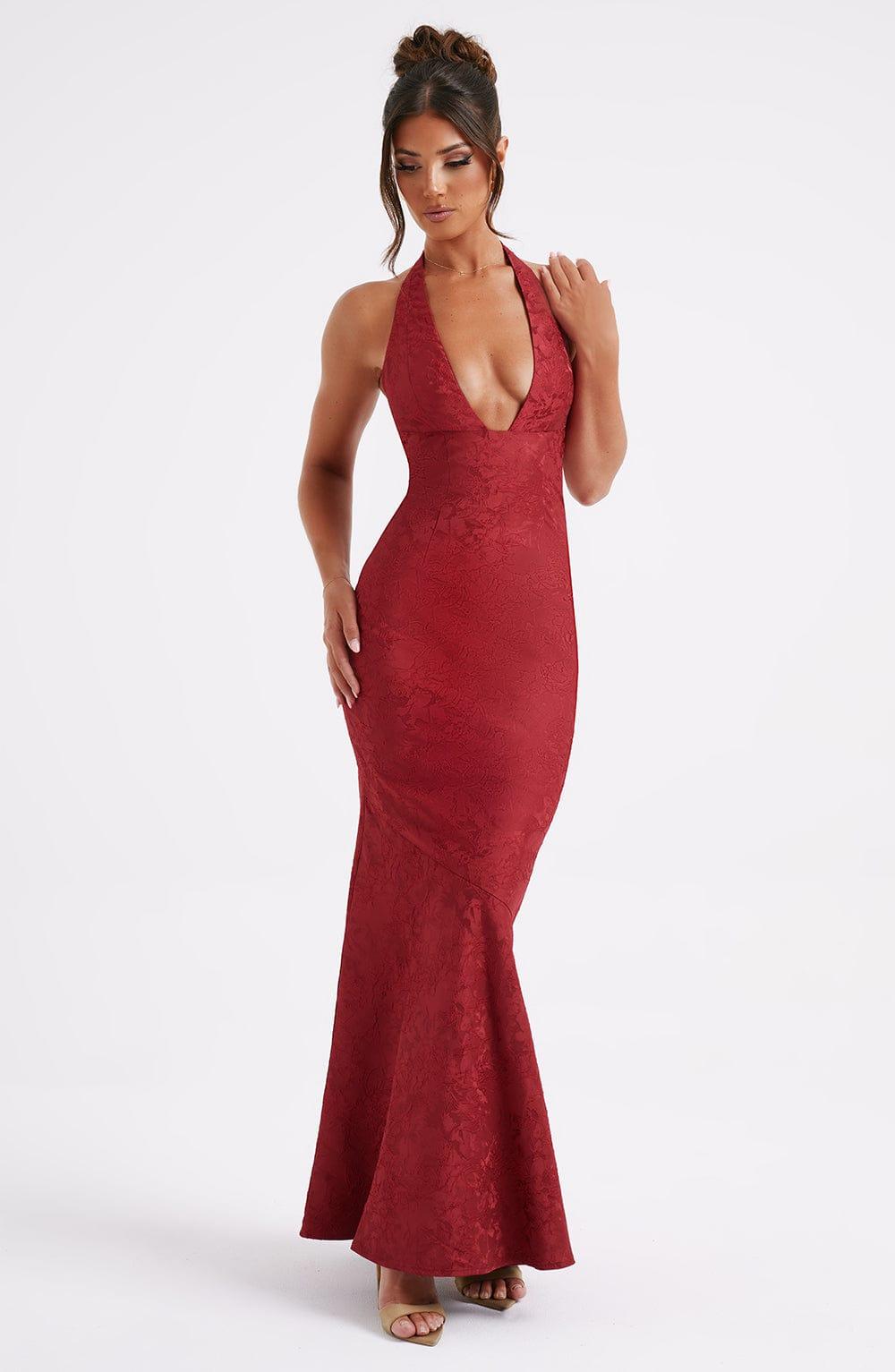 Josephine Maxi Dress - Red Product Image