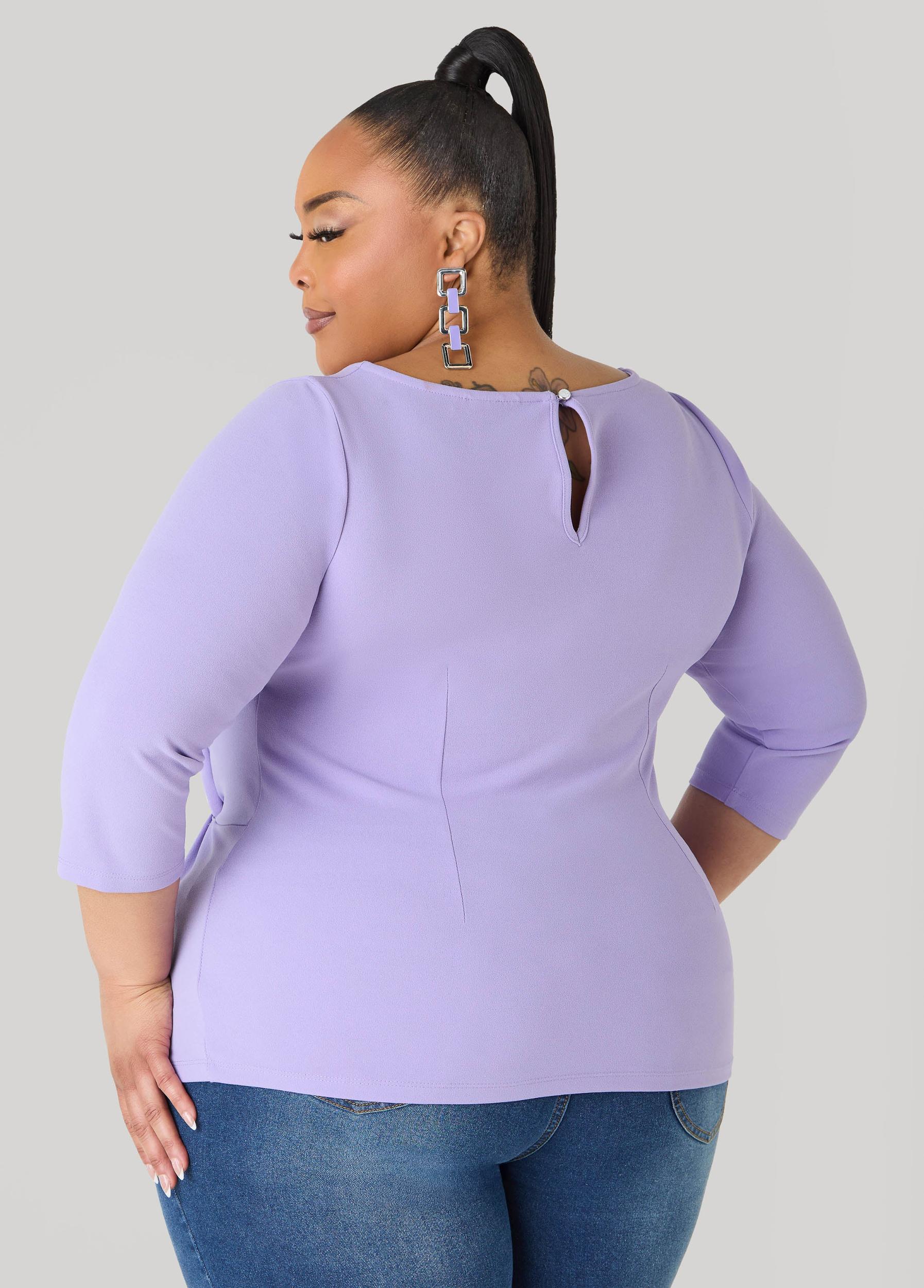 Knotted Boat Neck Top Product Image