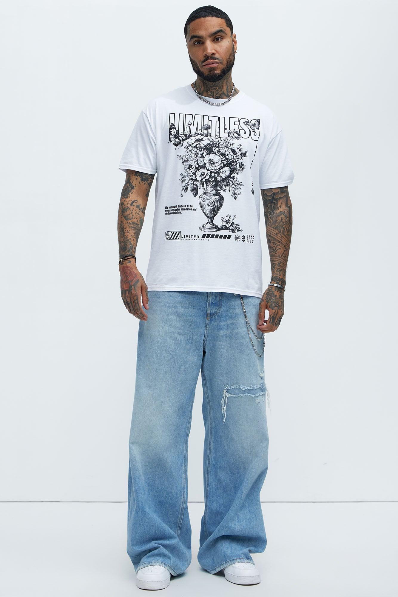 Limitless Class Short Sleeve Tee - White Product Image