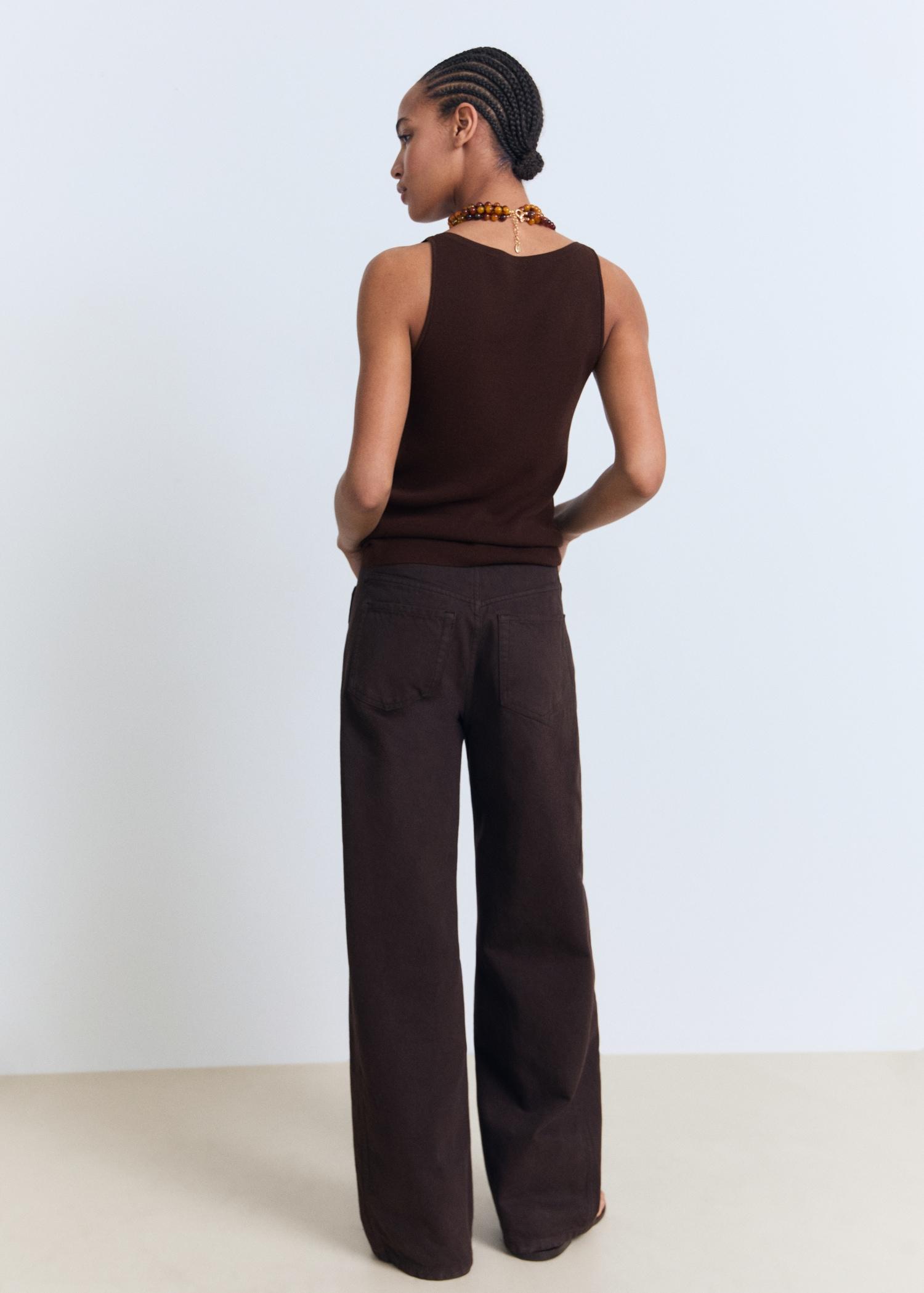 Fine-knit top - Women | MANGO USA Product Image