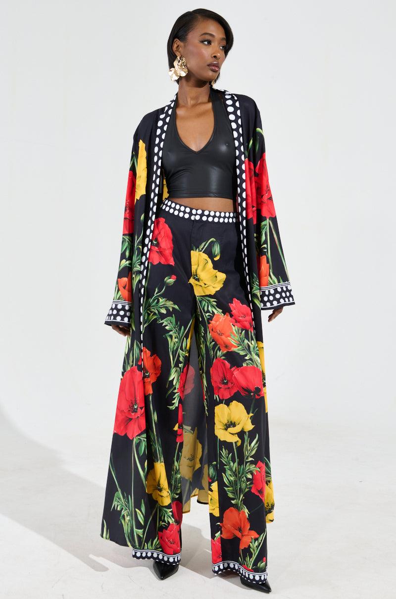 BELLADONNA SATIN PALAZZO PANTS Product Image