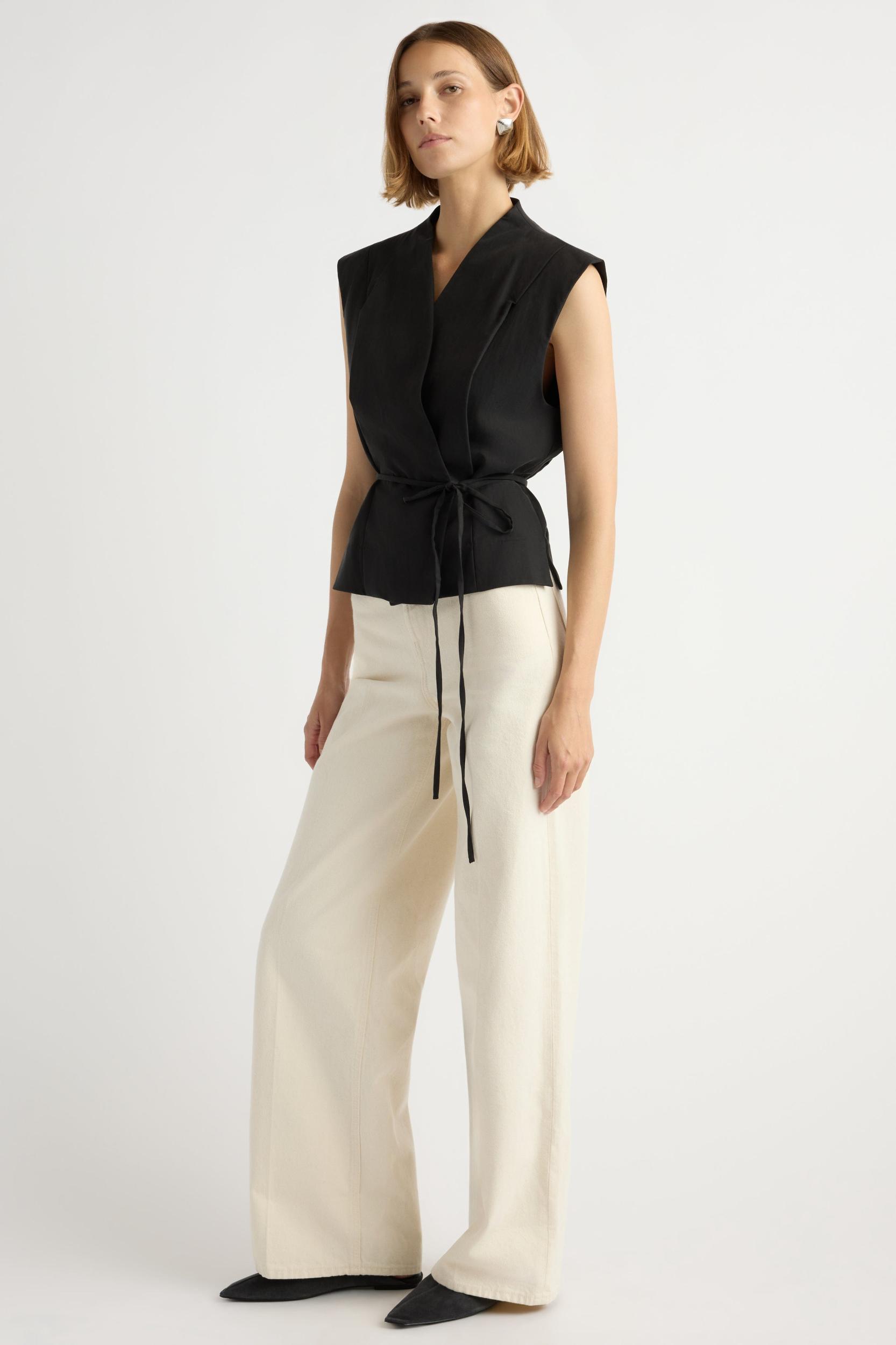 Leandra Tie-Wrap Vest Product Image