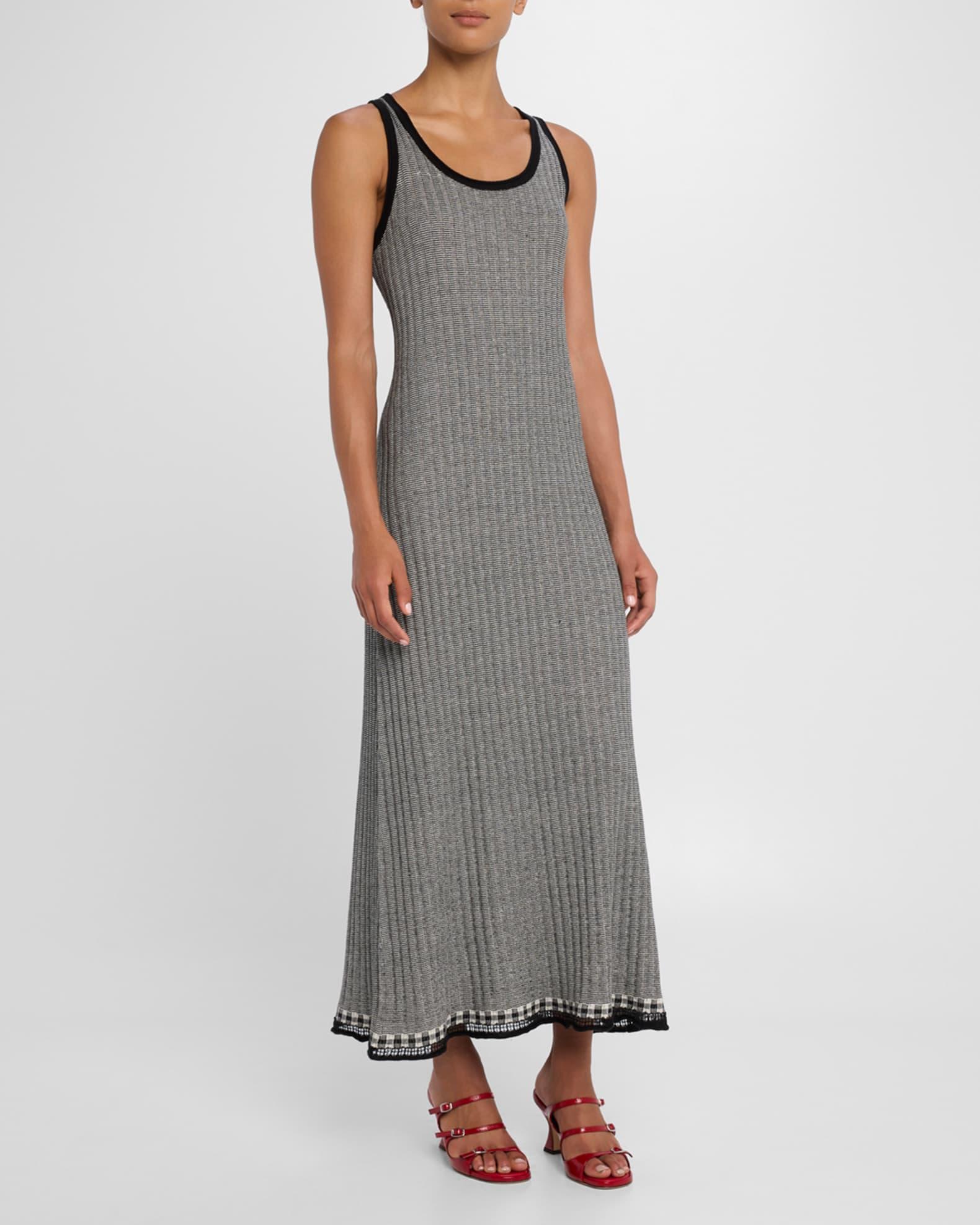 Fine Stripe Maxi Dress Product Image