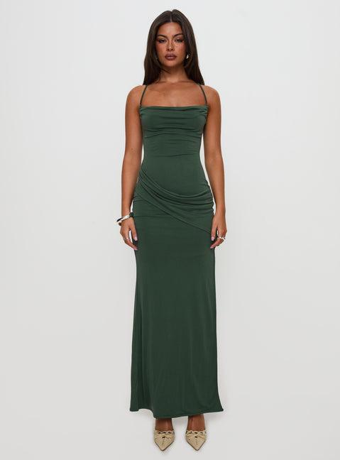 Marchesi Maxi Dress Green Product Image