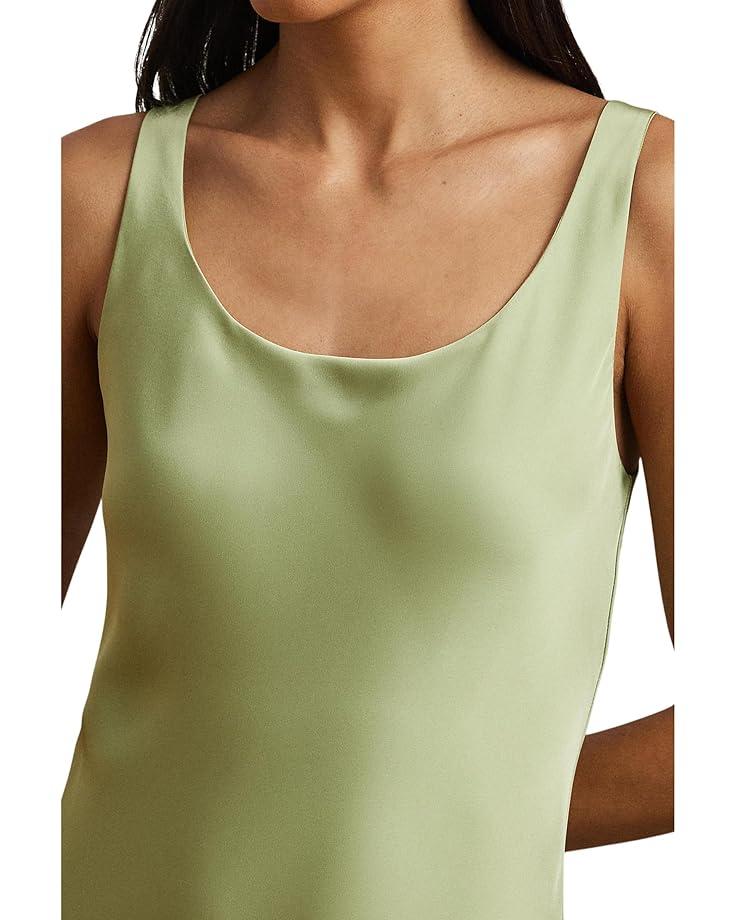 Women's Lauren Ralph Lauren Charmeuse Sleeveless Cocktail Dress Product Image