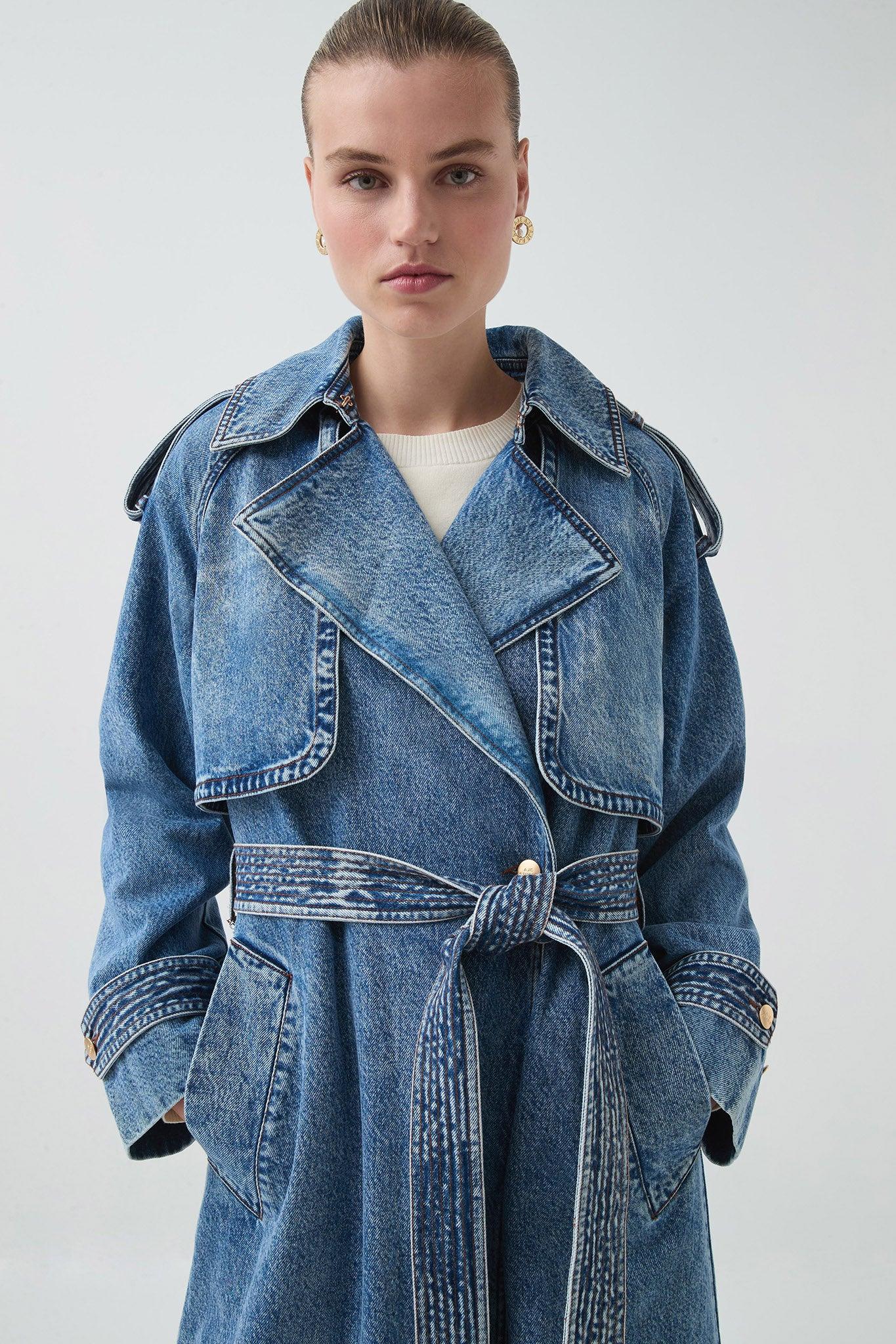 Blues Denim Trench Product Image