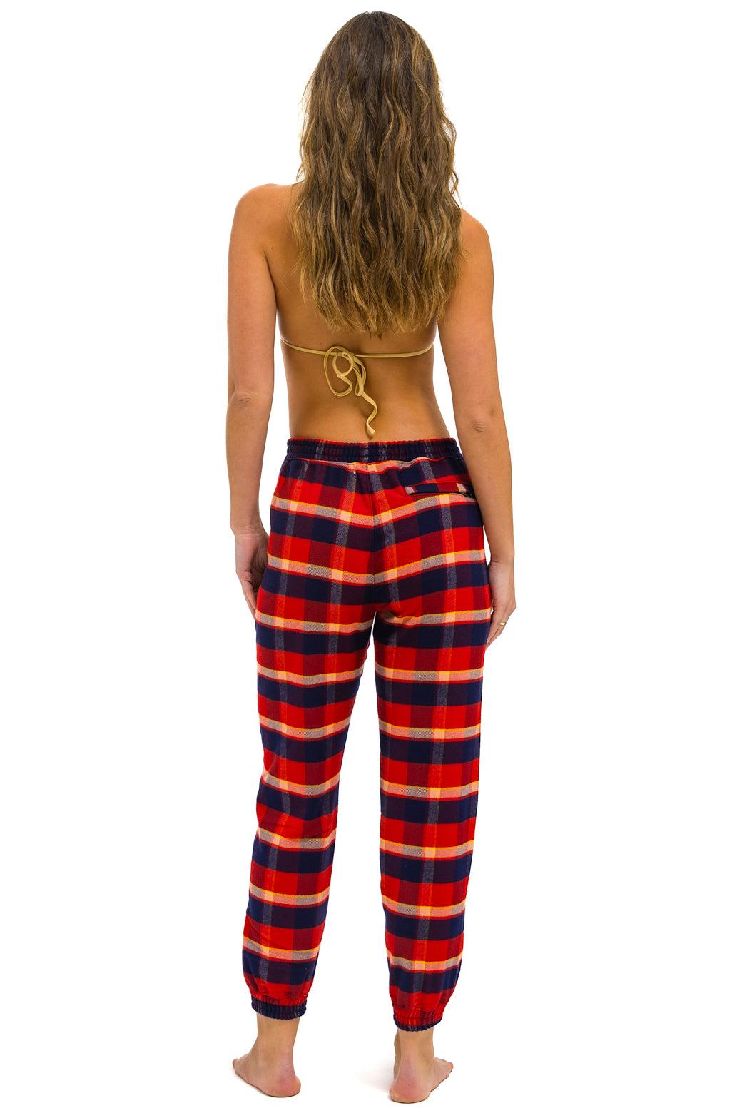 PLAID LODGE PANT - RUGBY PLAID Female Product Image