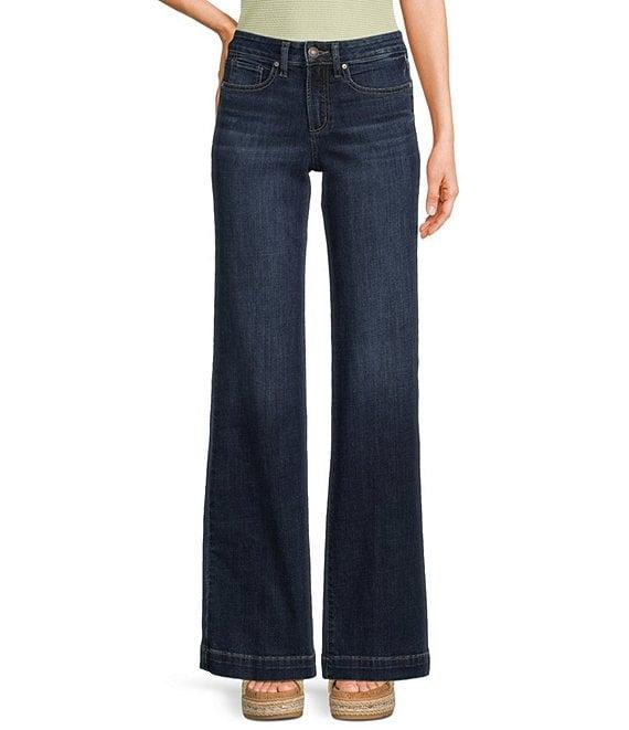 Silver Jeans Co. Avery High Rise Curvy Fit Luxe Stretch Denim Trouser Jeans Product Image