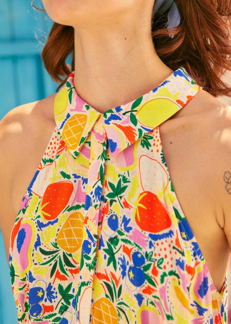 Cutaway Shirt Fit & Flare Dress Product Image