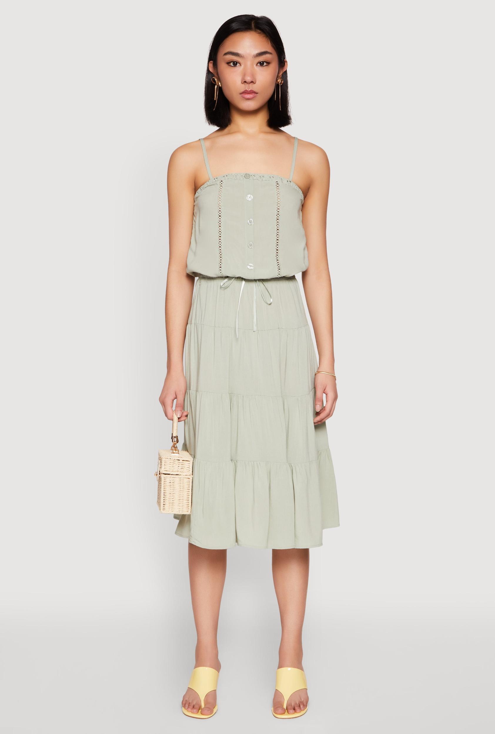 Almost Famous High Waist Tiered Skirt Female Product Image