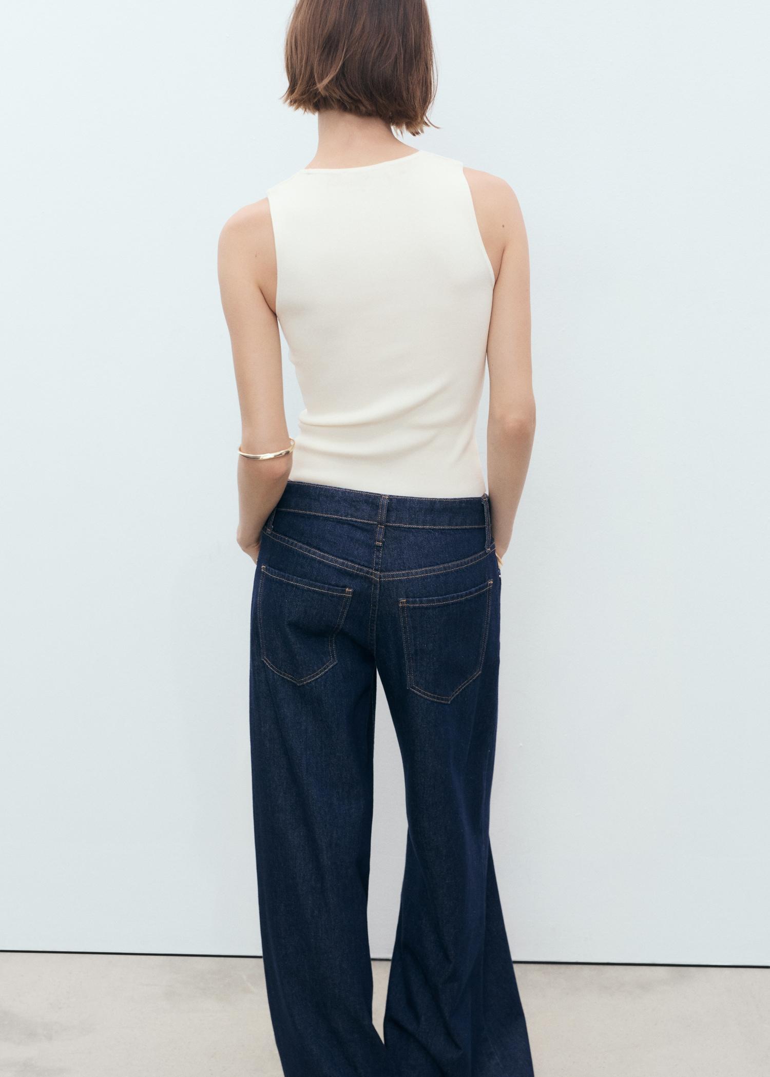 Fine-knit top - Women | MANGO USA Product Image